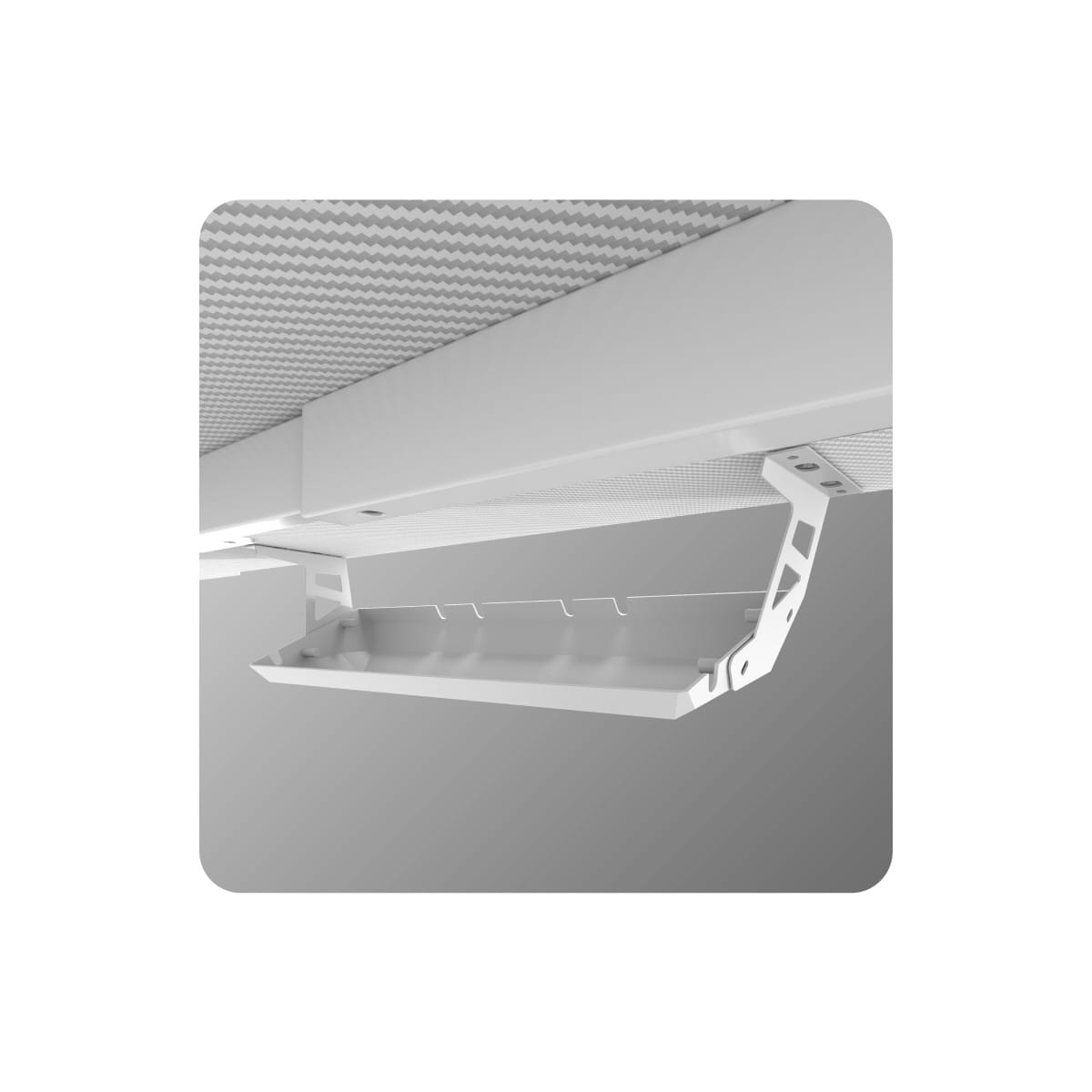 Herní stůl Huzaro Hero 4.8 Bílý RGB 160 cm 