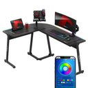 HUZARO HERO 6.0 Černý RGB Chytrý herní stůl 147 cm 