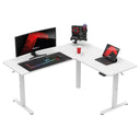 Huzaro Hero 9.5 bílý elektrický rohový stůl 160 cm 