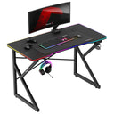 Herní stůl Huzaro Hero 1.7 RGB černý 120 cm 