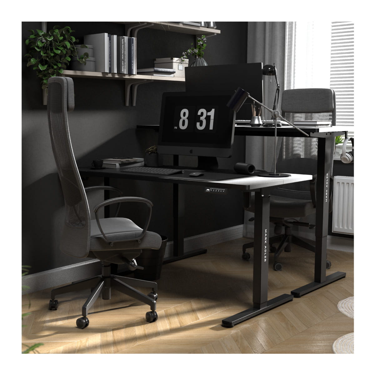 Elektrický stůl Mark Adler Leader 7.4, černý, 140 cm 