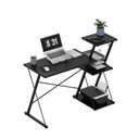 Psací stůl Mark Adler Leader 3.5 černý 116 cm s policemi 