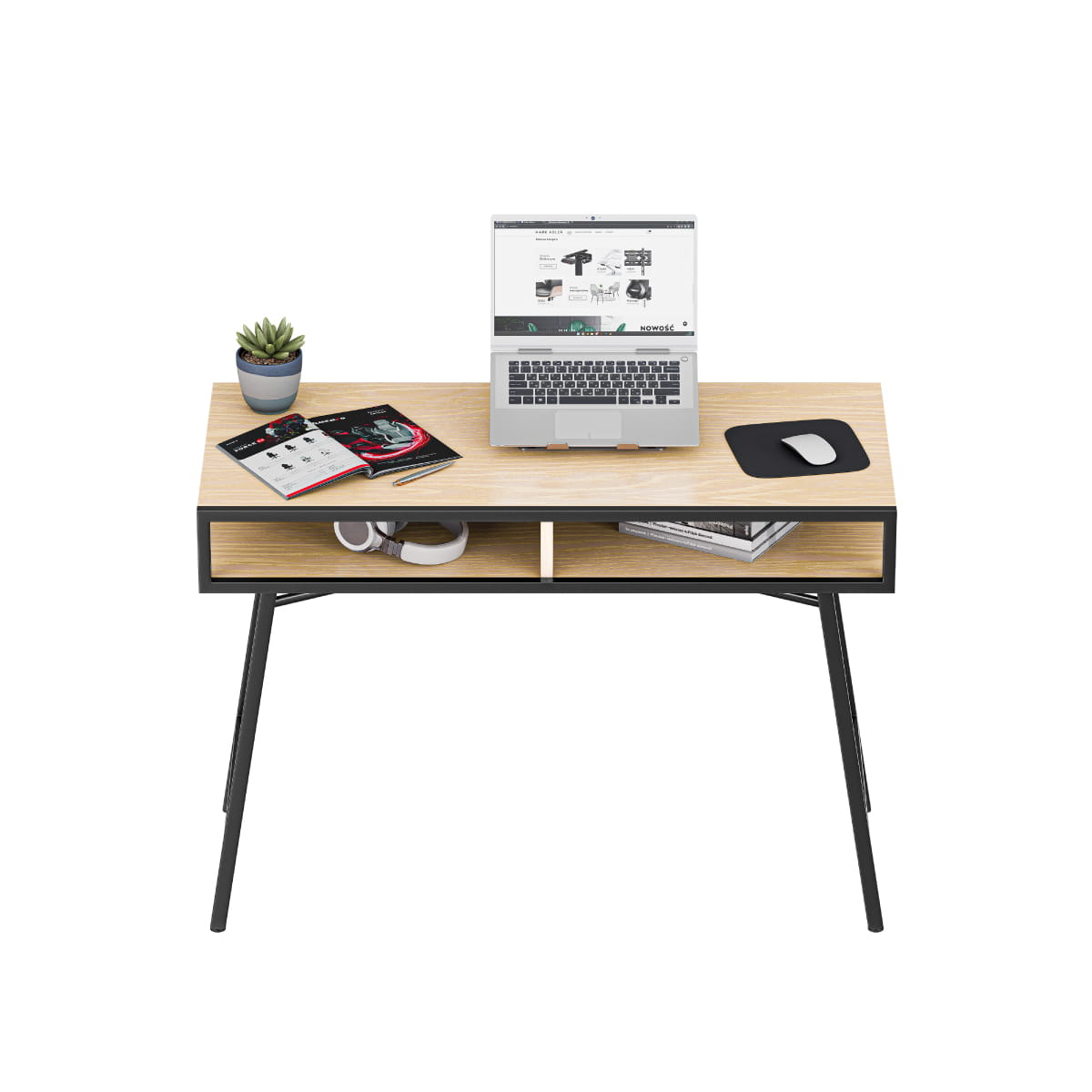 Stůl Mark Adler Leader 4.2 110 cm s policemi 