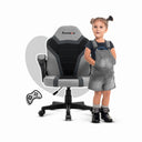 Herní židle HUZARO RANGER 1.0 šedá síťovina pro děti 