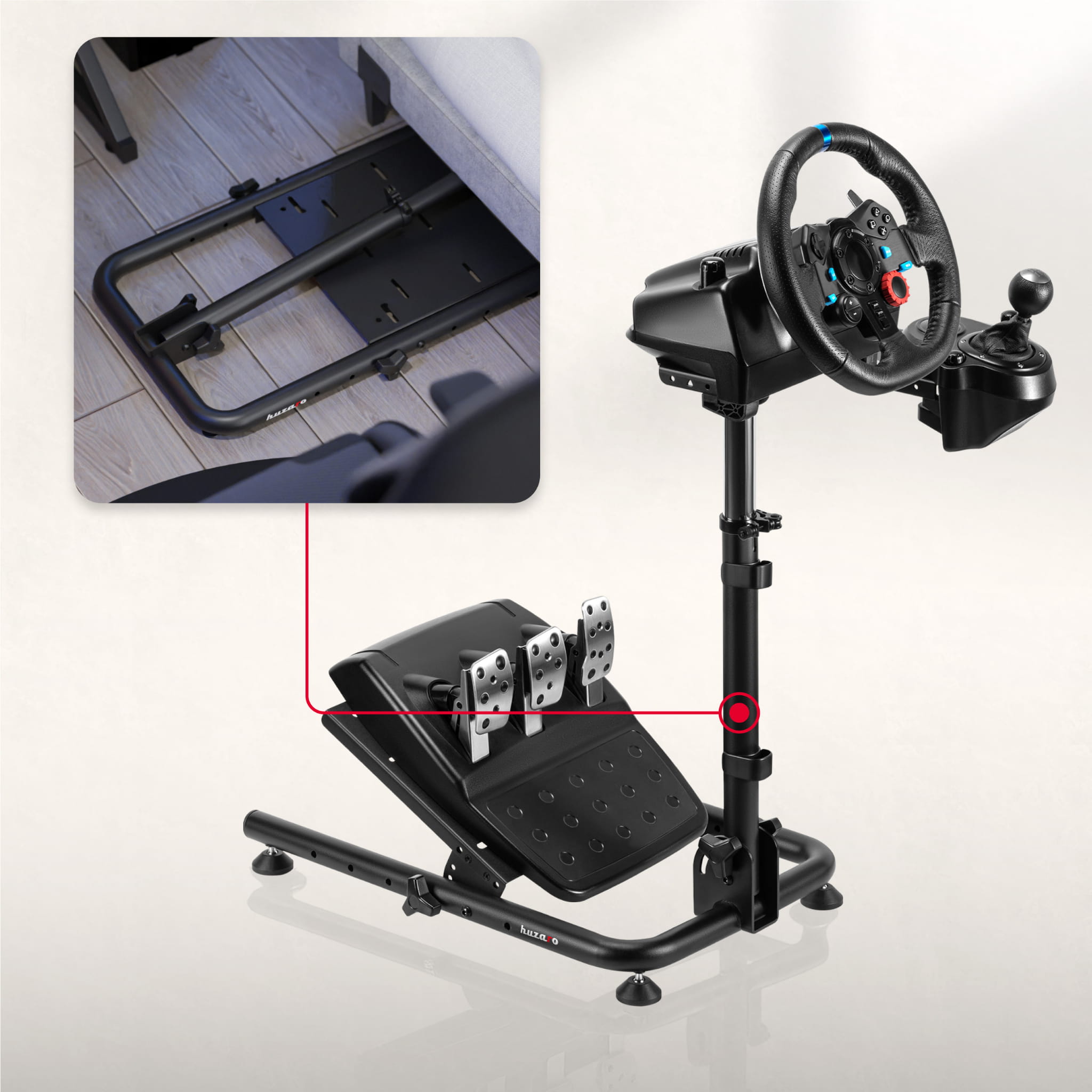 Stojan na volant Huzaro SPEED 2.0 Sim Racing 