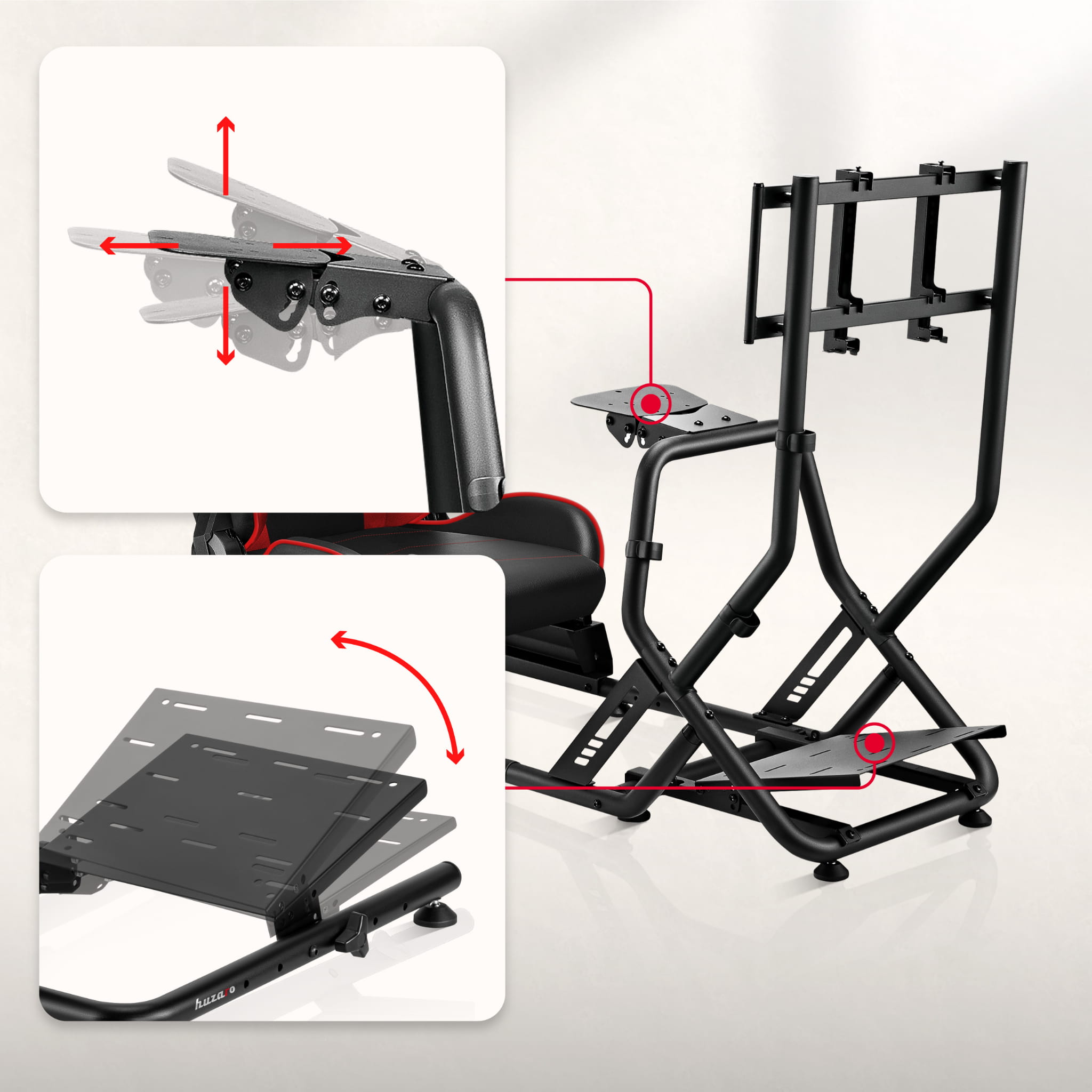 Kokpit pro simulátor závodů Huzaro Speed ​​​​6.0 