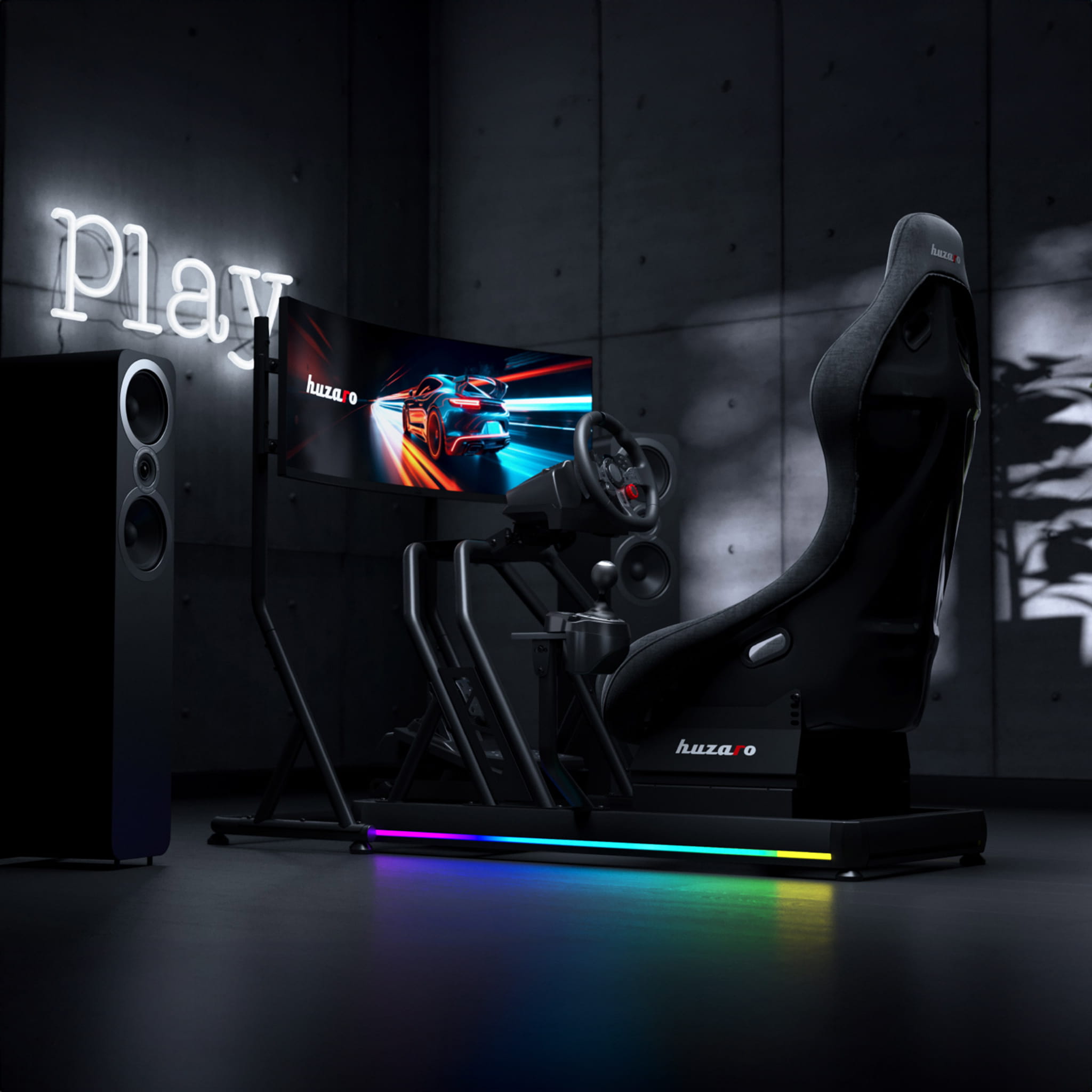 Kokpit pro simulátor závodů Huzaro Speed ​​​​9.0 