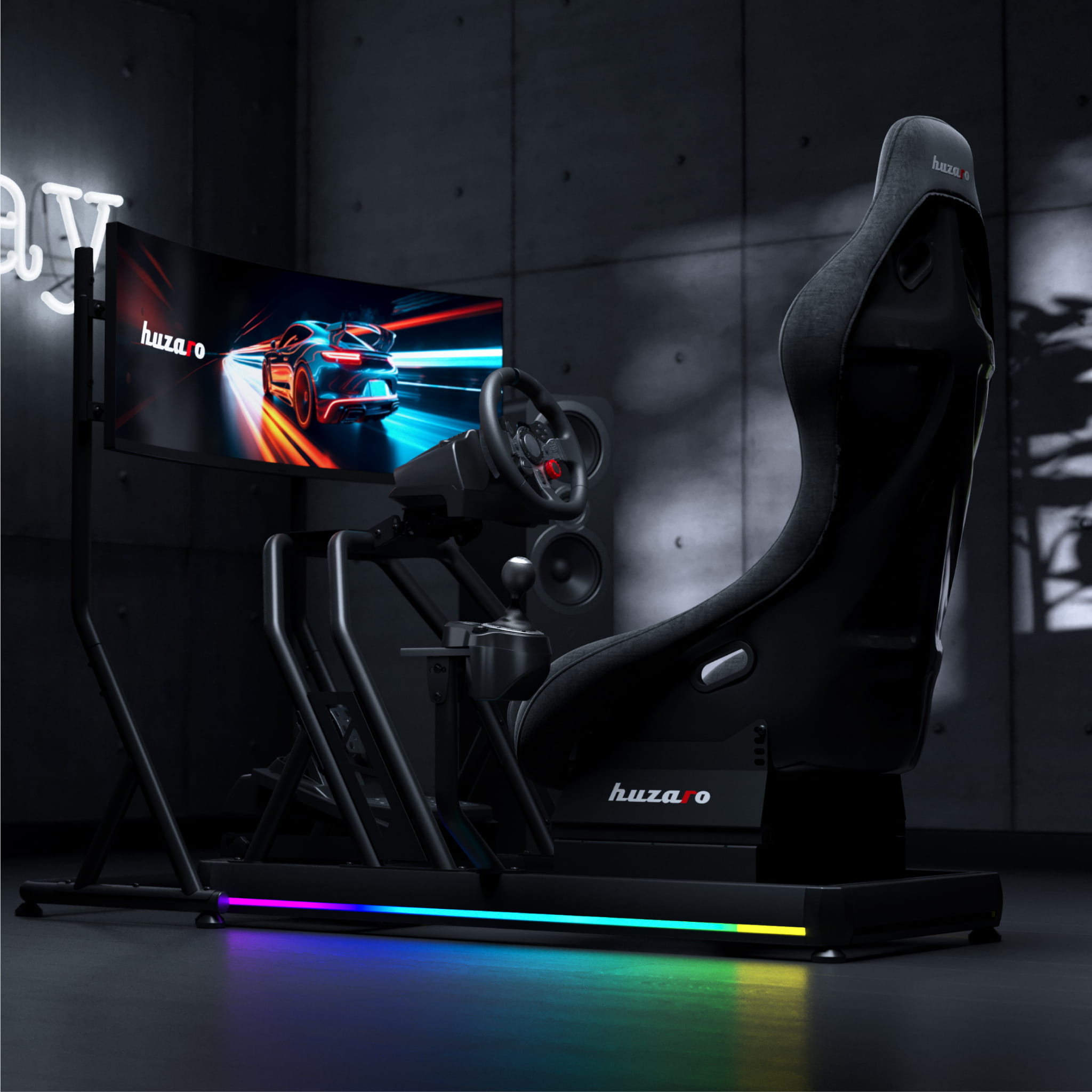 TV stojan Huzaro Speed ​​​​9.1 Sim Racing 