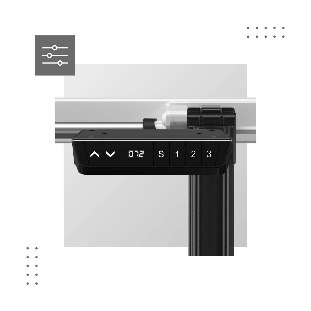 Elektrický stůl Mark Adler Xeno 4.1, bílý 