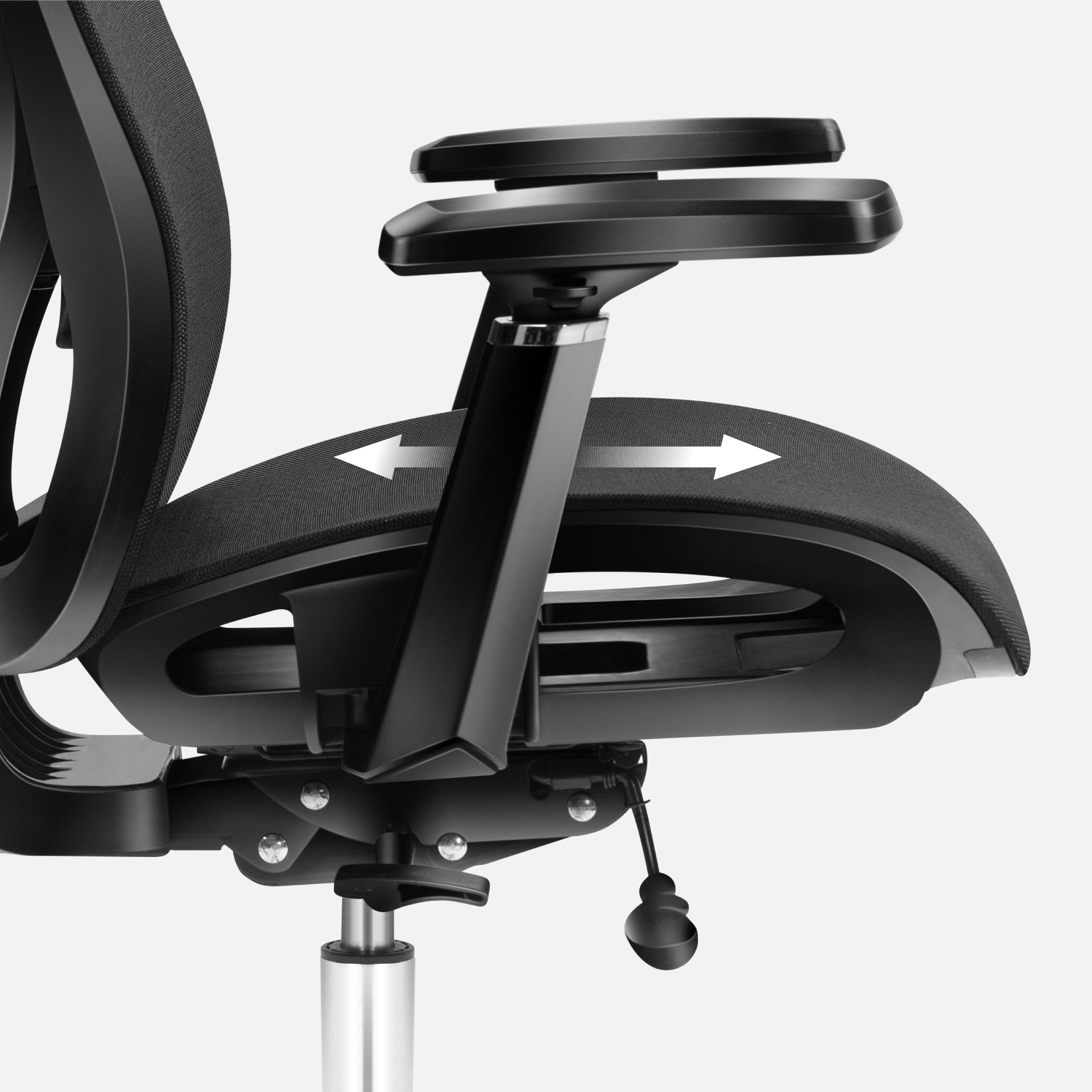 Sedadlo nastavitelné vpředu a vzadu