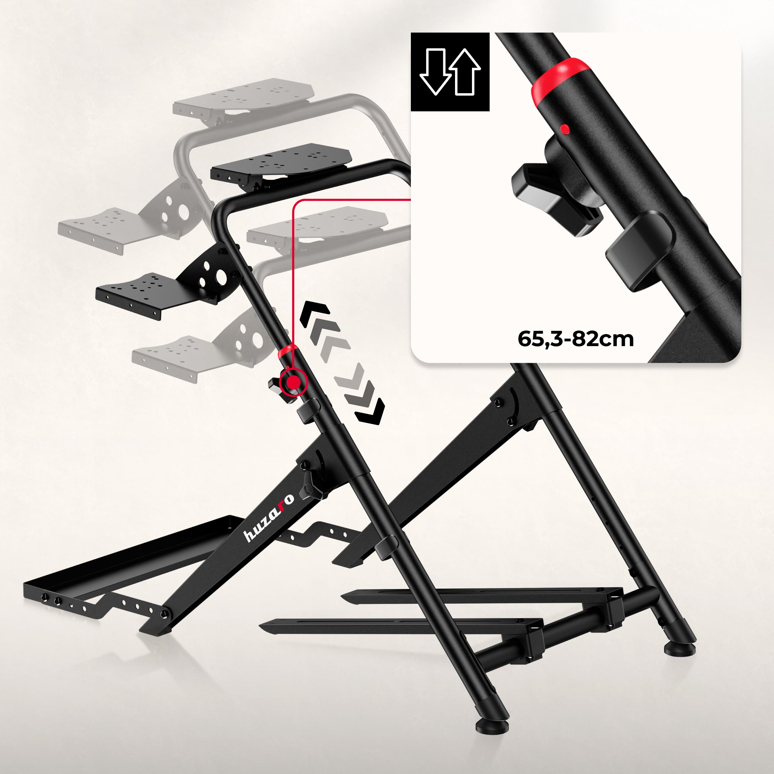 Stojan na řídítka - nastavitelná výška