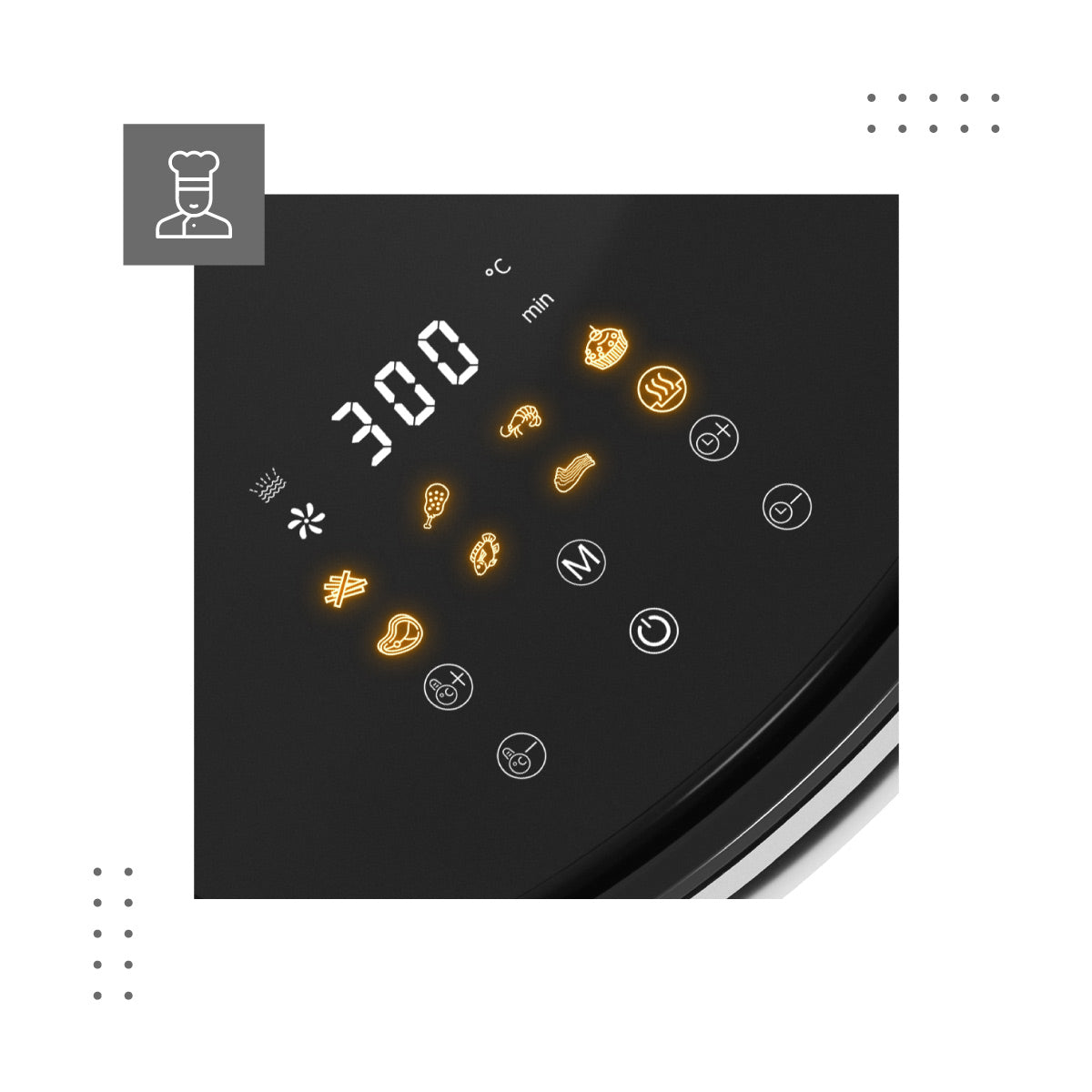 8 připravených programů vaření