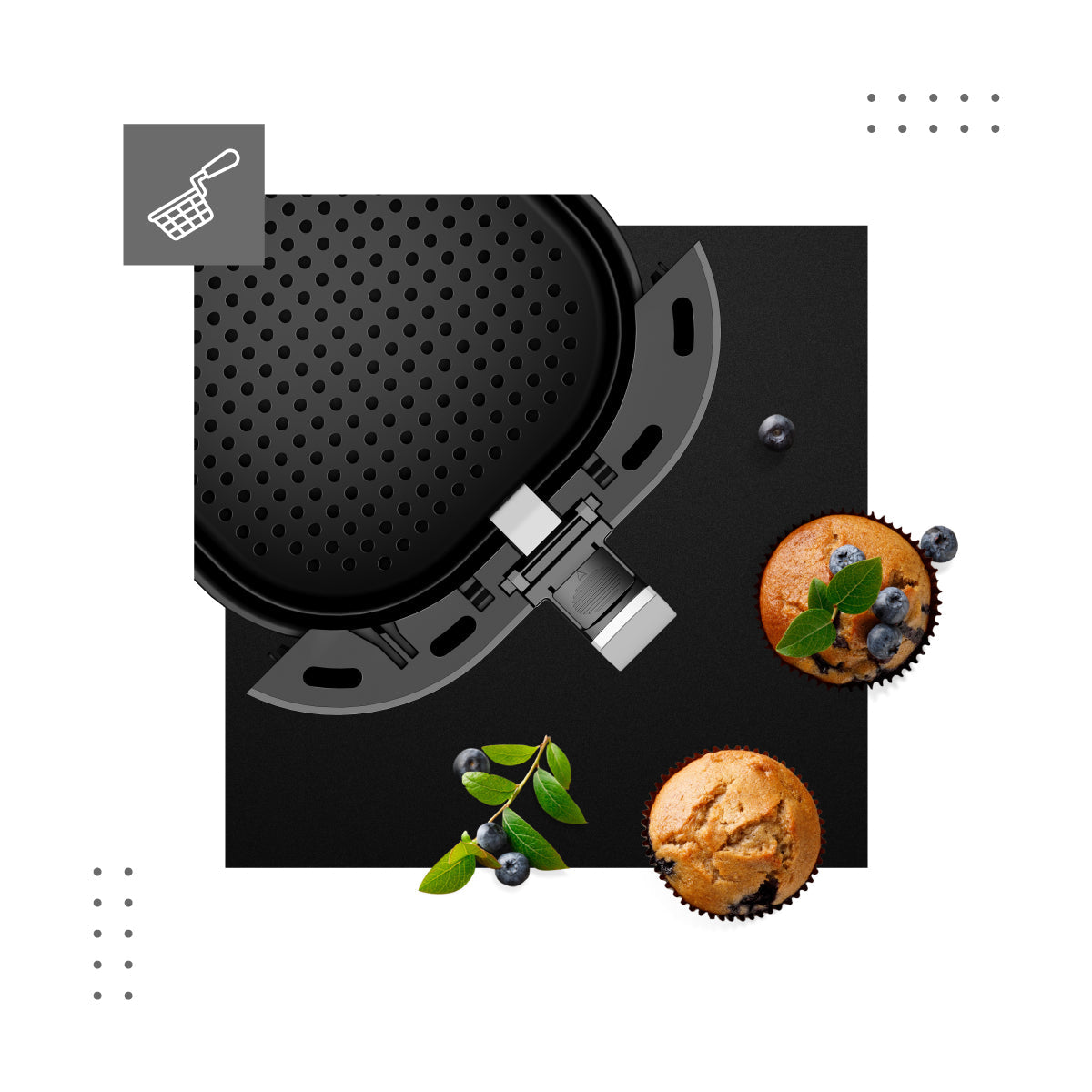 XXL košík a mísa s teflonovou vrstvou