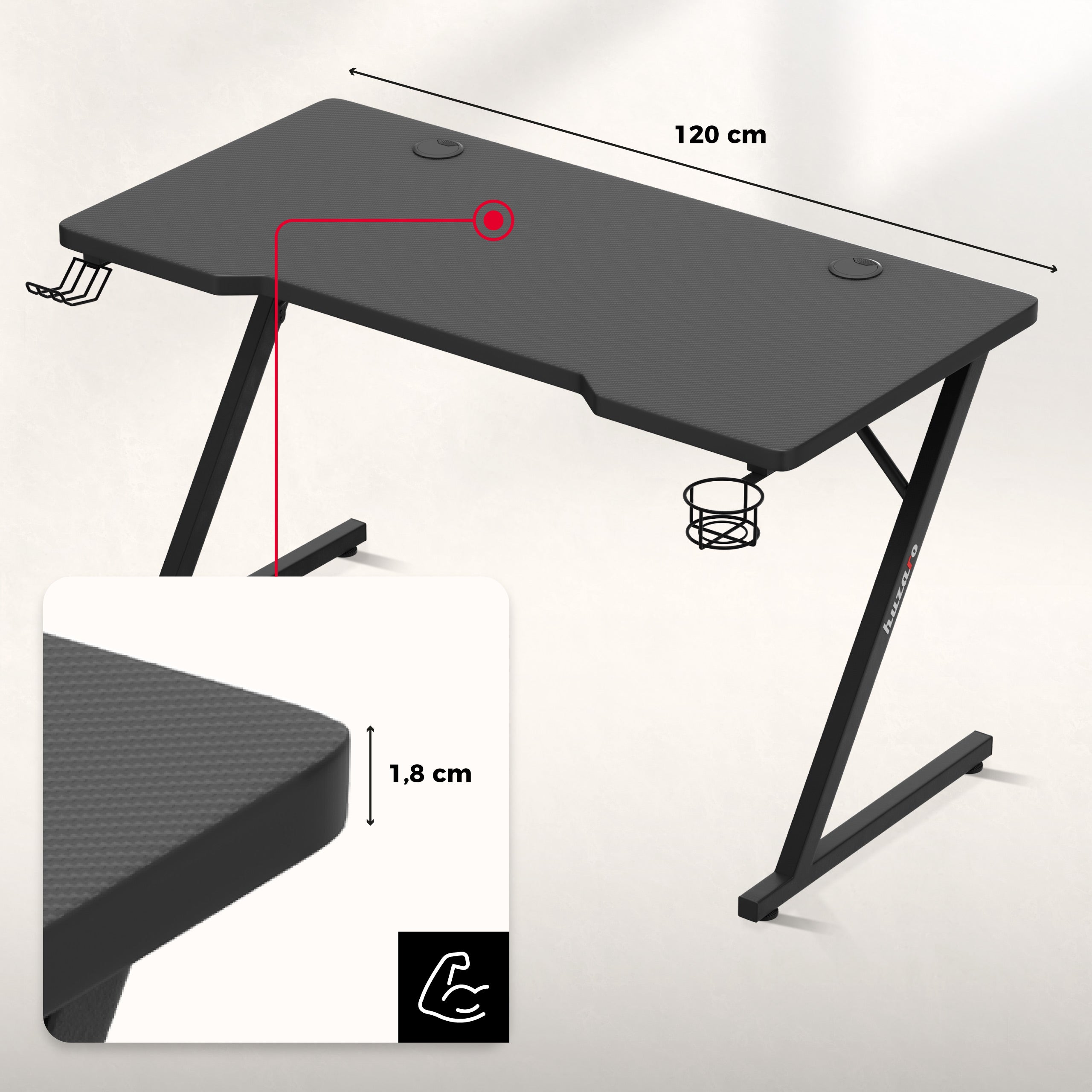 Stolová deska s Carbon Flex povlakem
