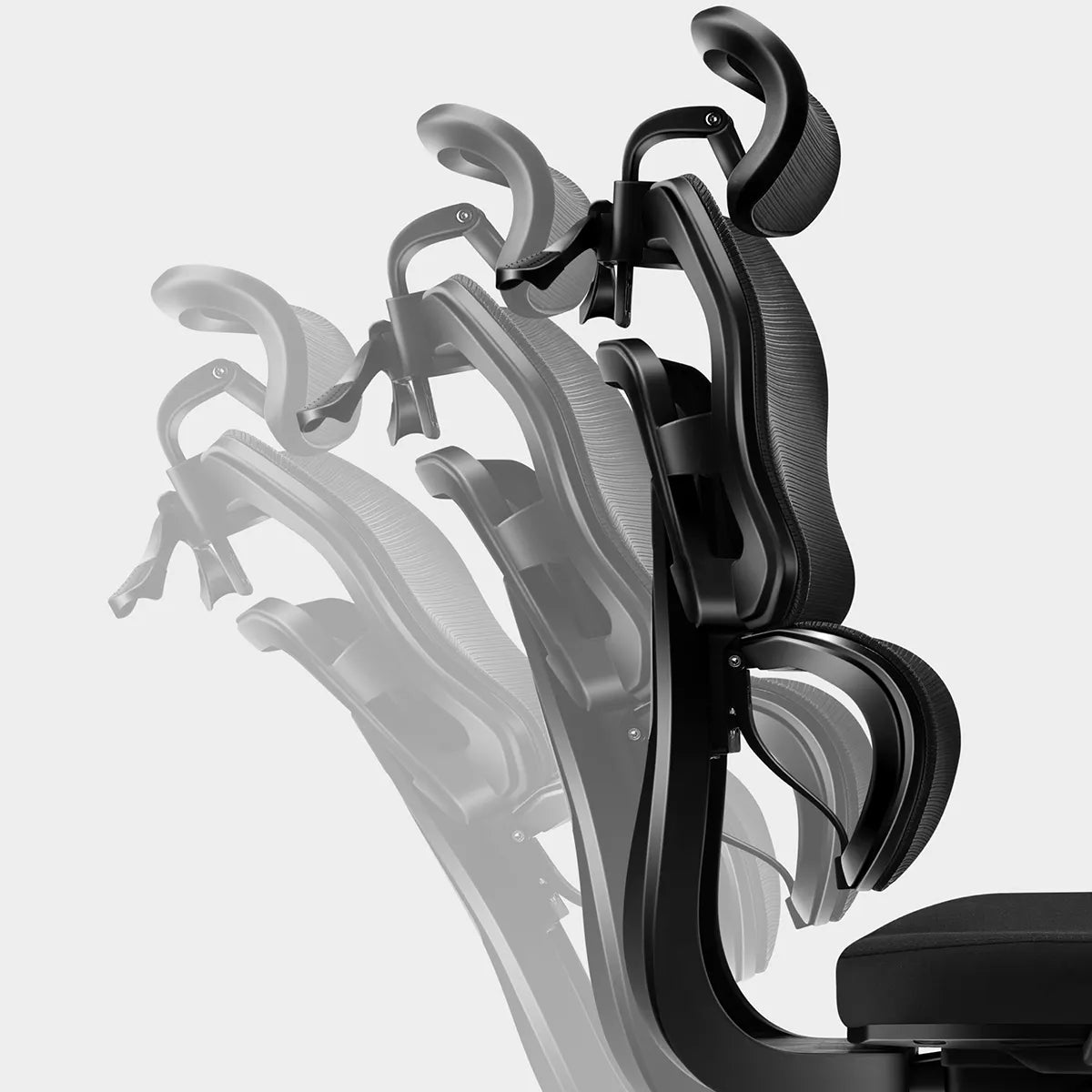 Funkce naklápění opěradla sedadla