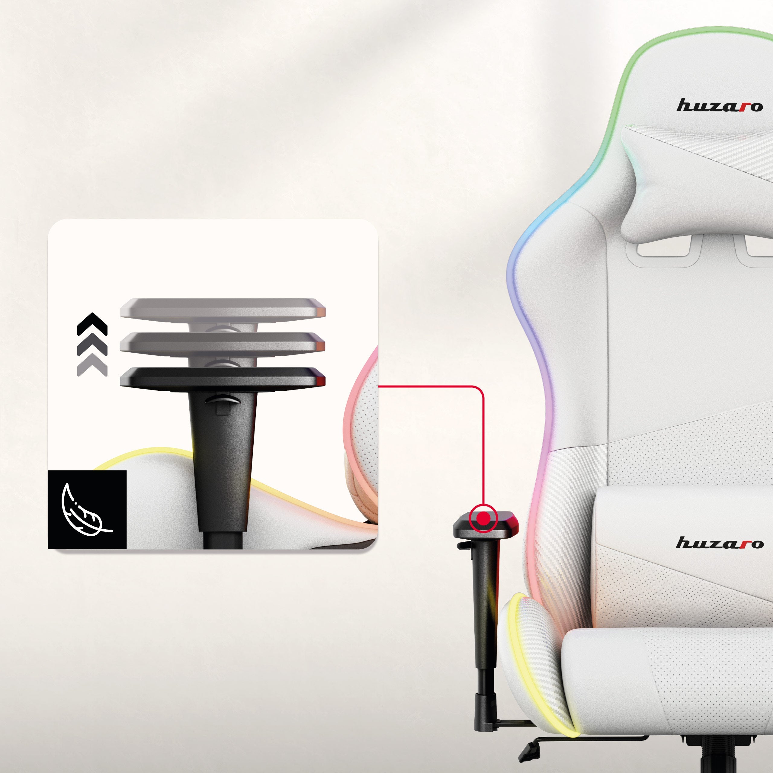 Protiskluzové, výškově nastavitelné područky