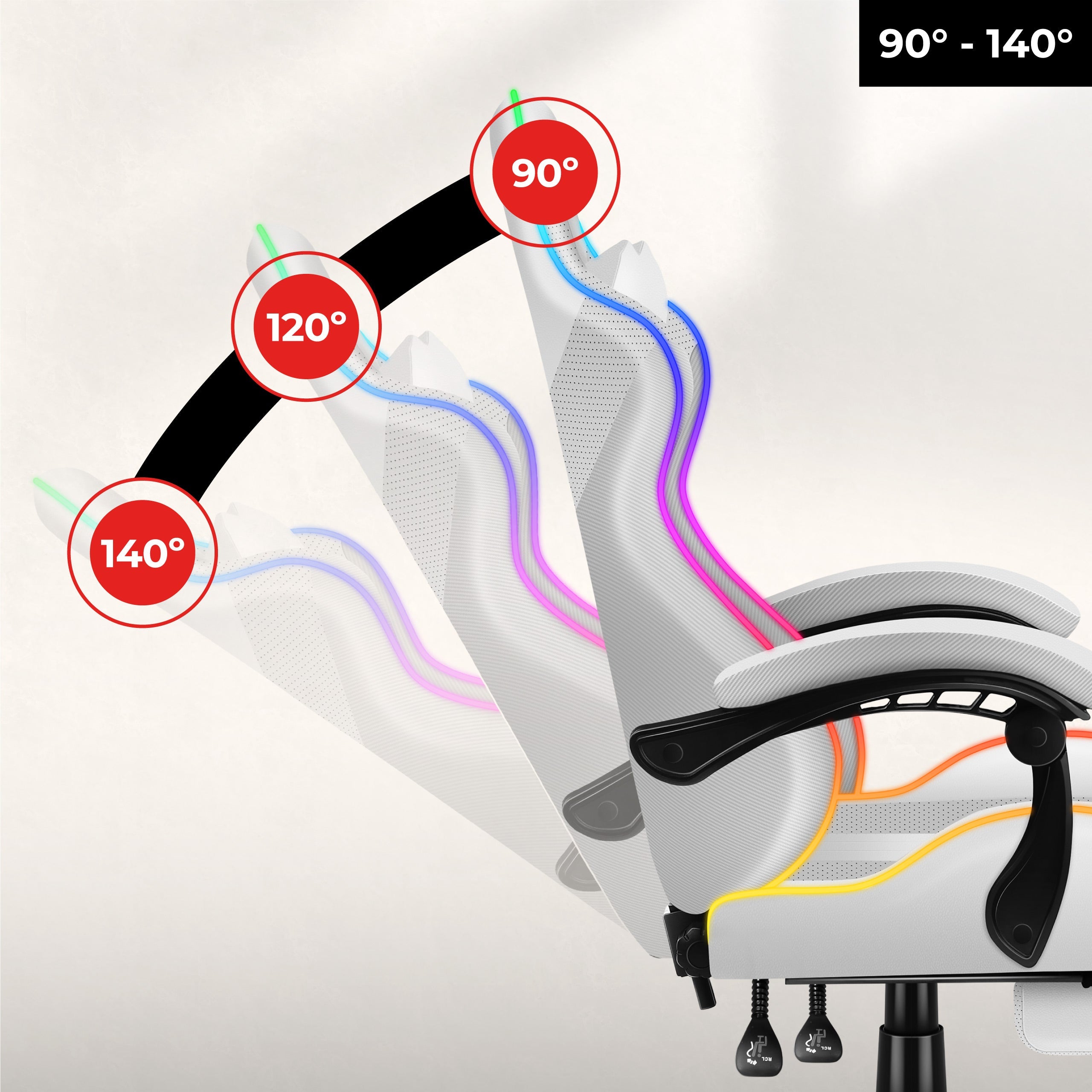 Pohodlné sklápění zádové opěrky