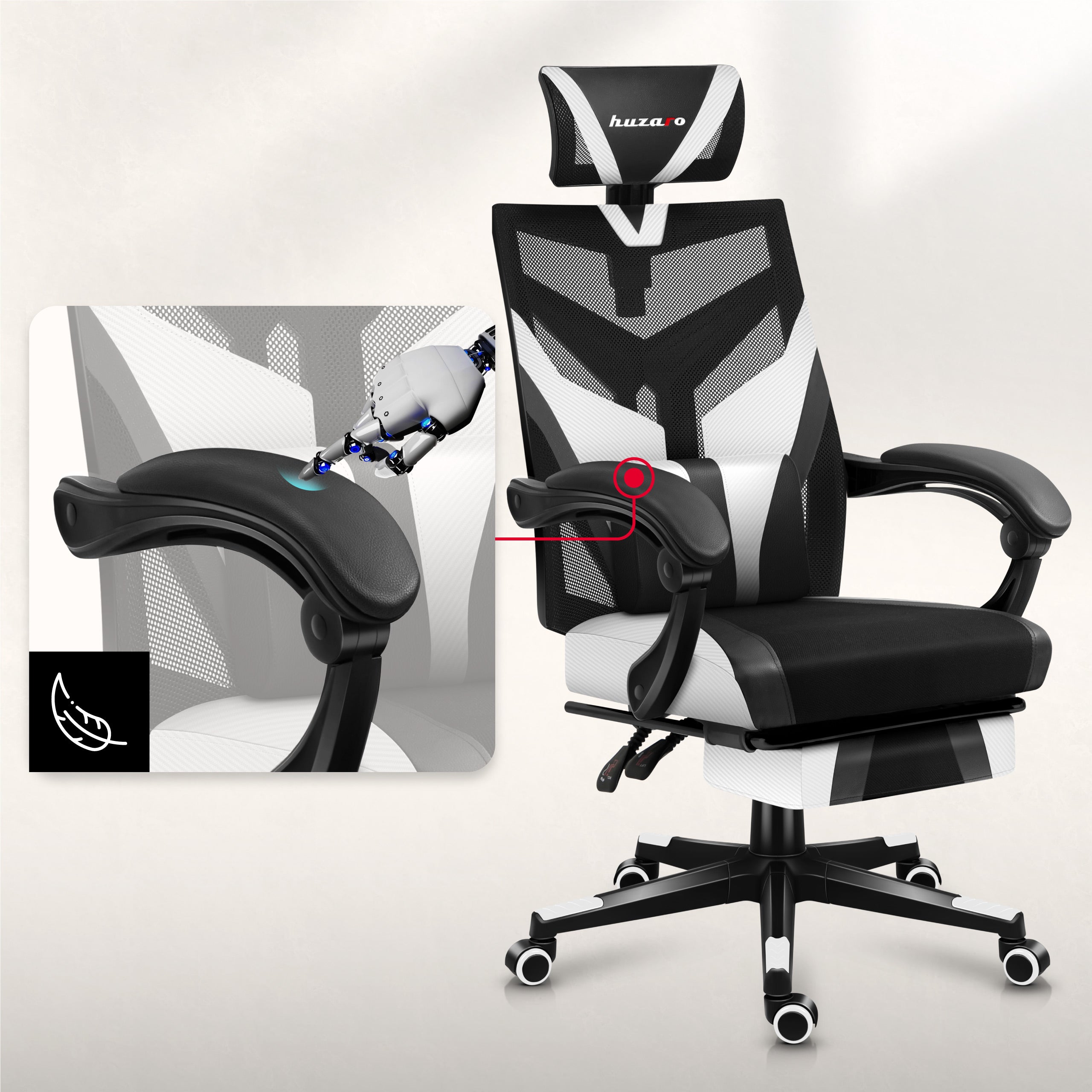 Ergonomické, pohodlné područky