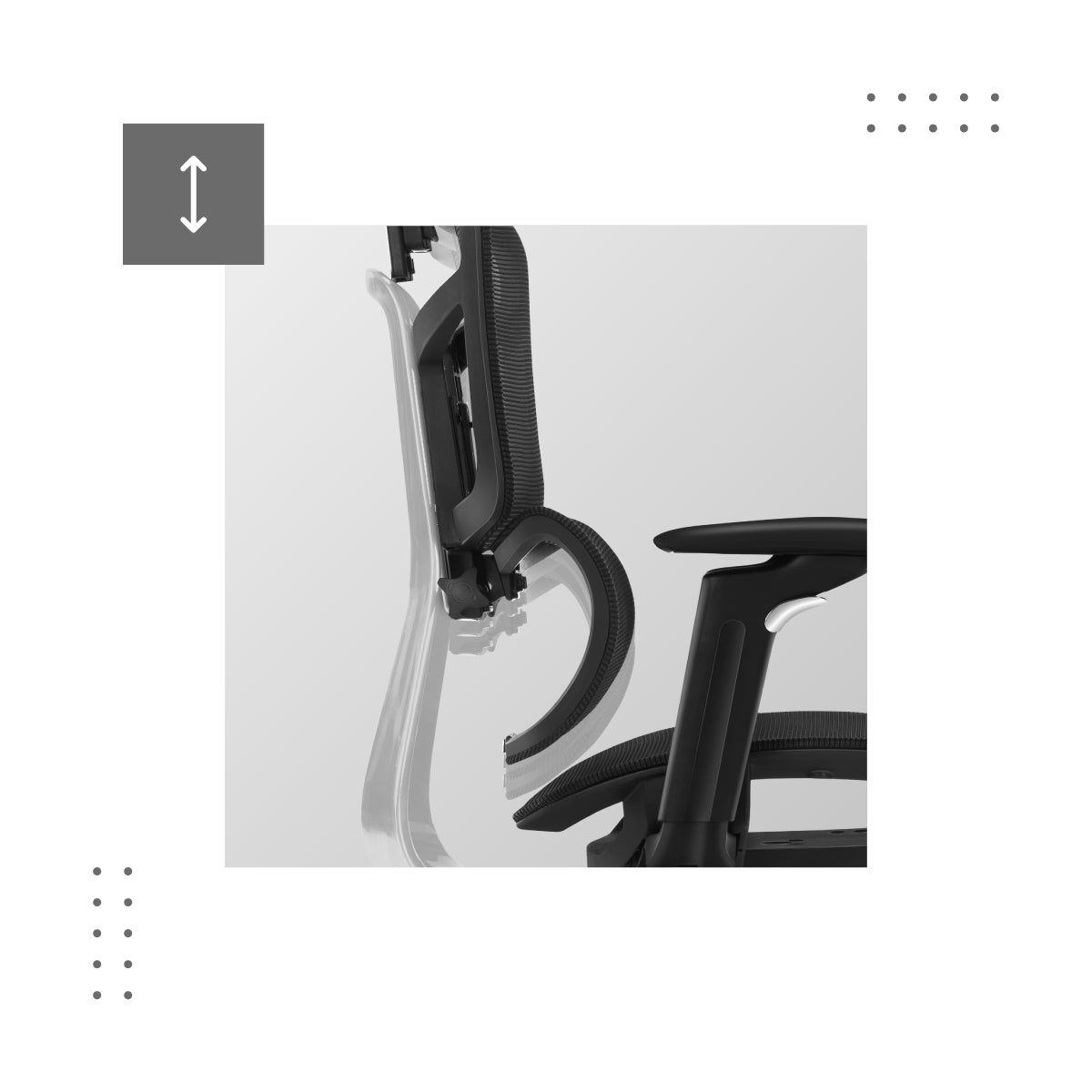 Nastavitelná výška opěradla