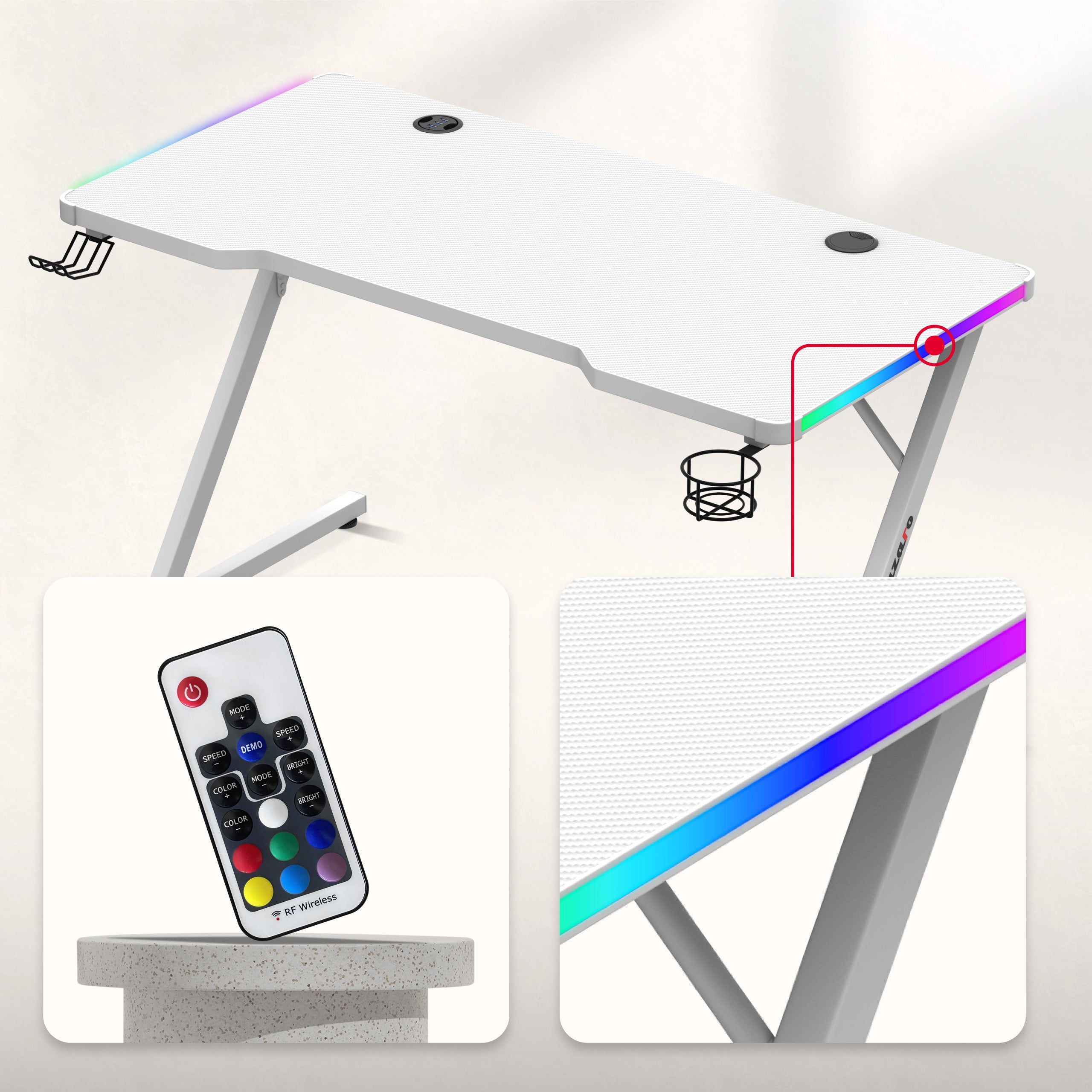 RGB LED osvětlení ovládané pohodlným dálkovým ovladačem