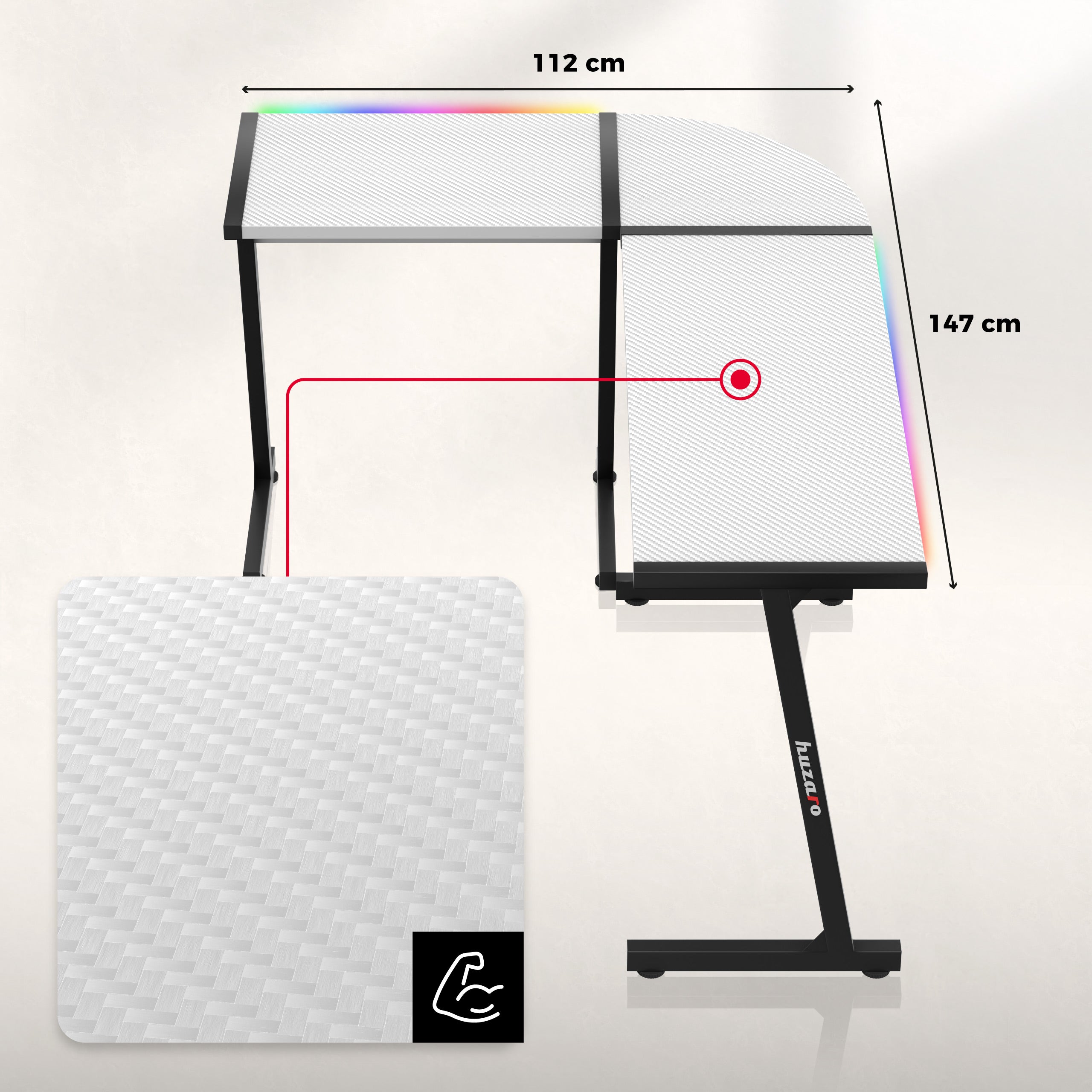 Stolová deska s Carbon Flex povlakem