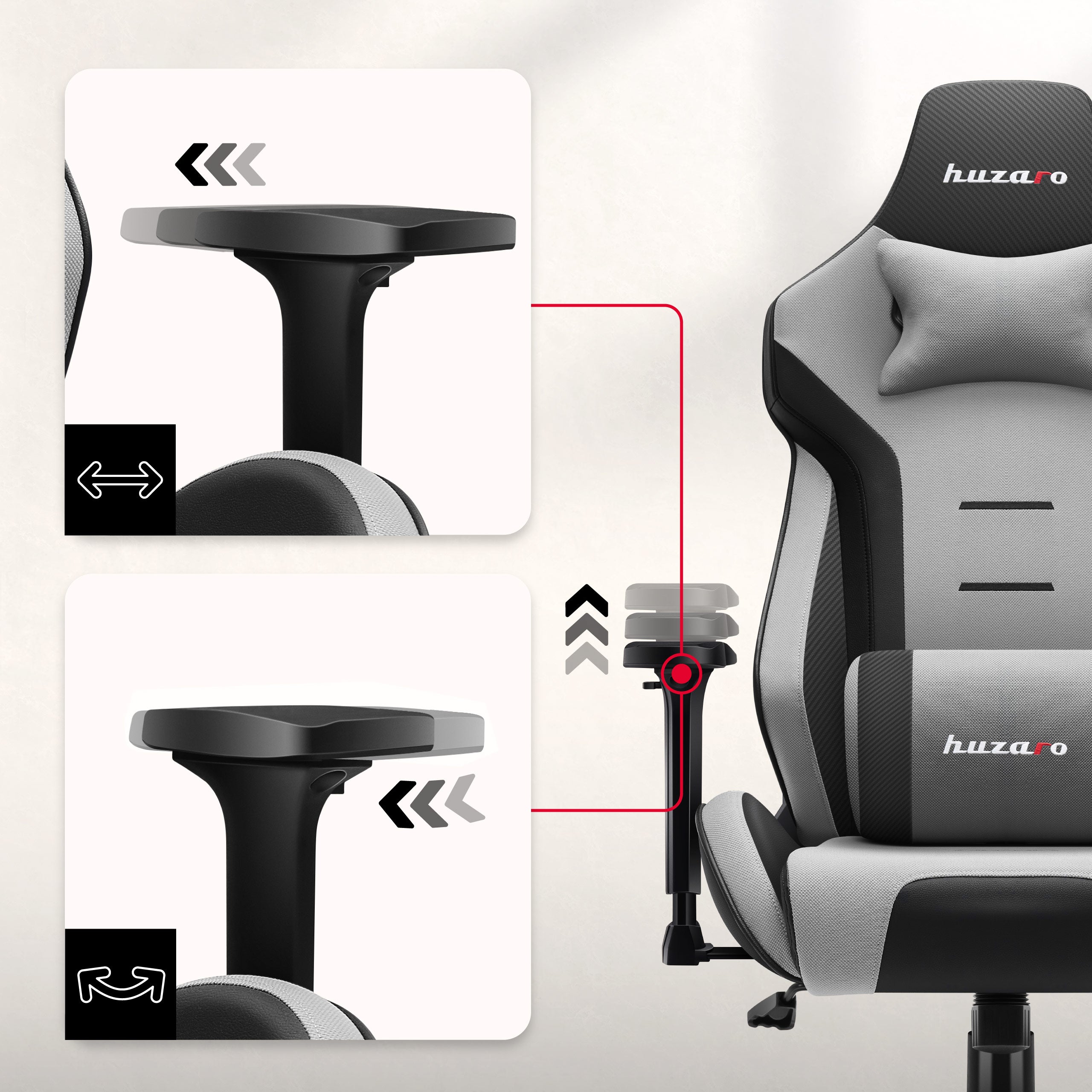 3D nastavitelné područky