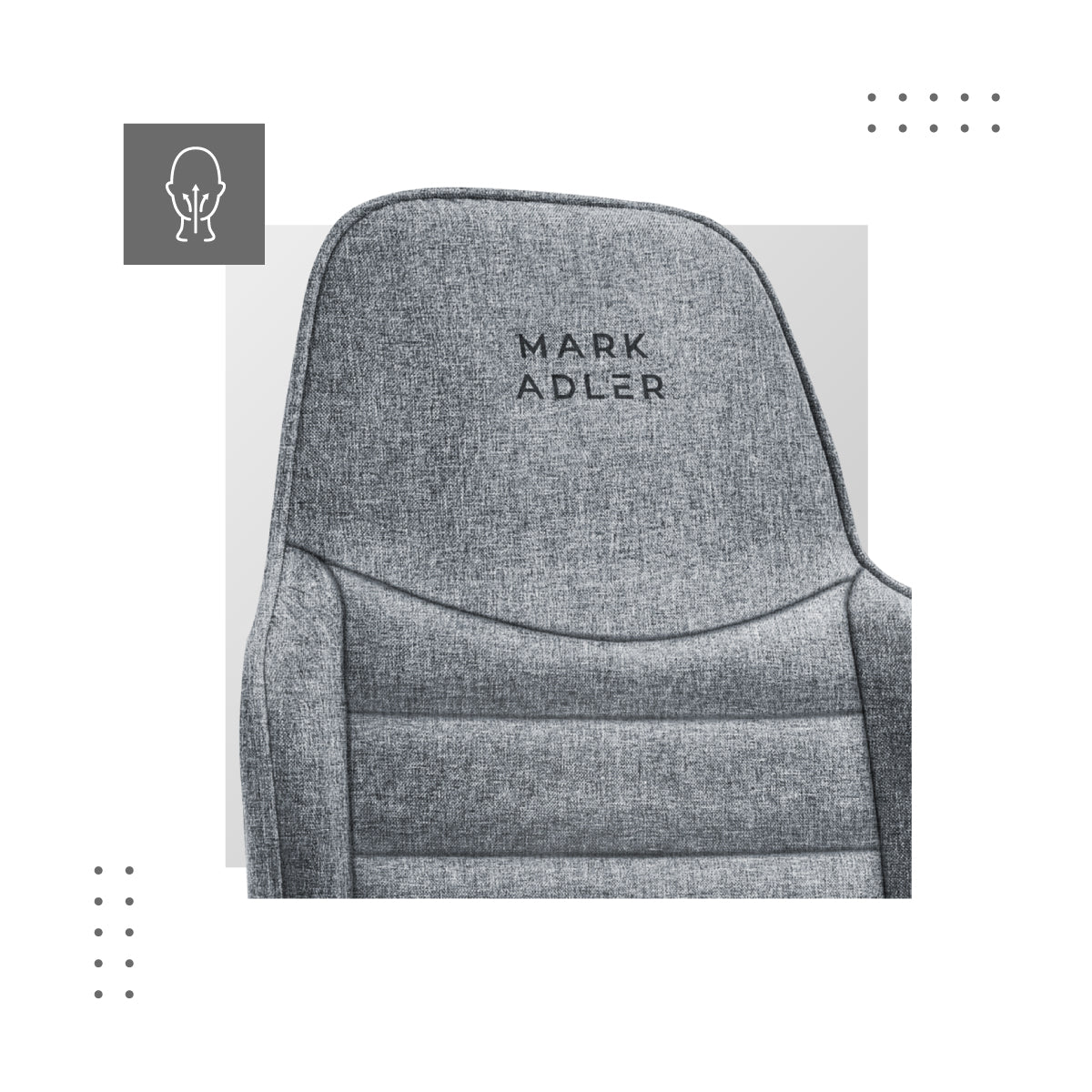 Měkká opěrka hlavy