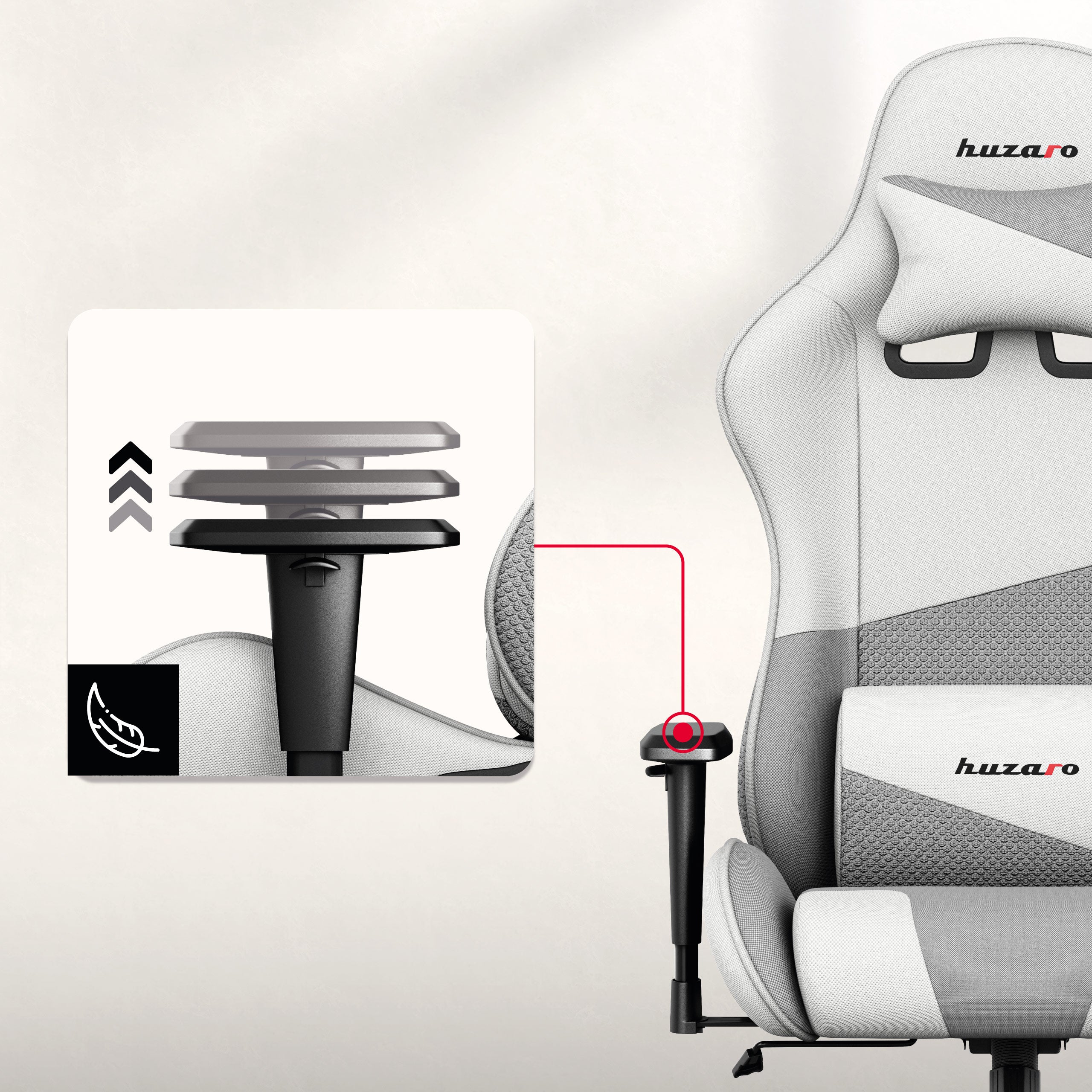 Protiskluzové, výškově nastavitelné područky