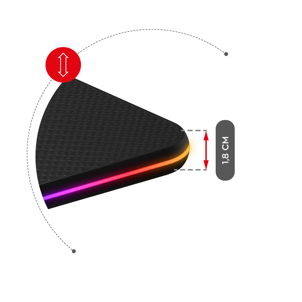 Pracovní deska s uhlíkovým povlakem