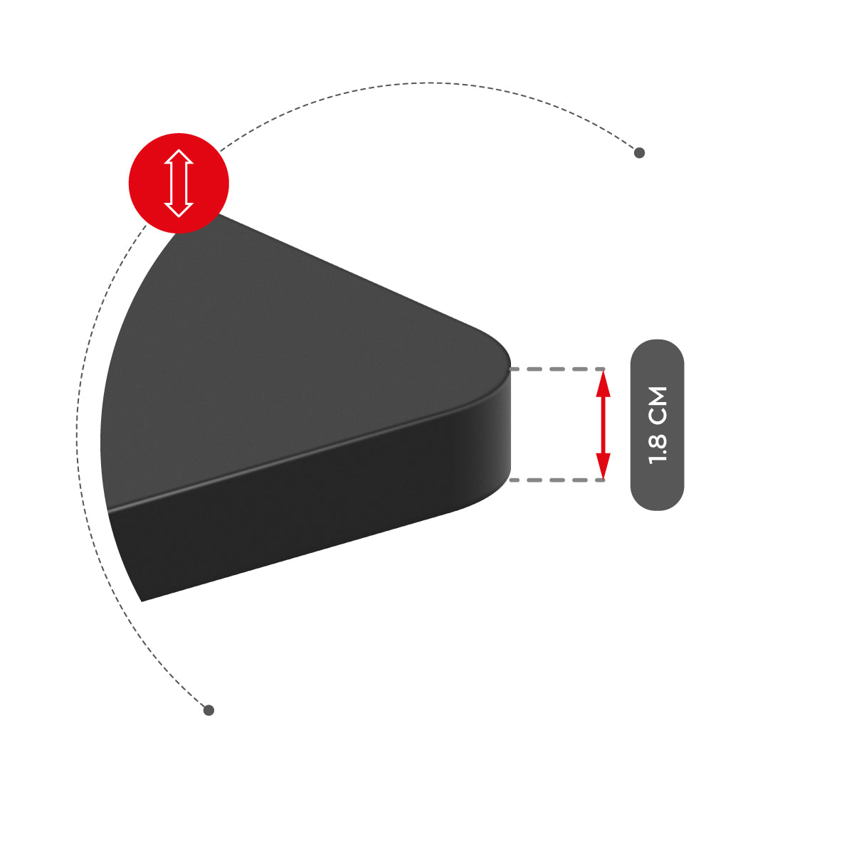 Tloušťka desky stolu 1,8 cm
