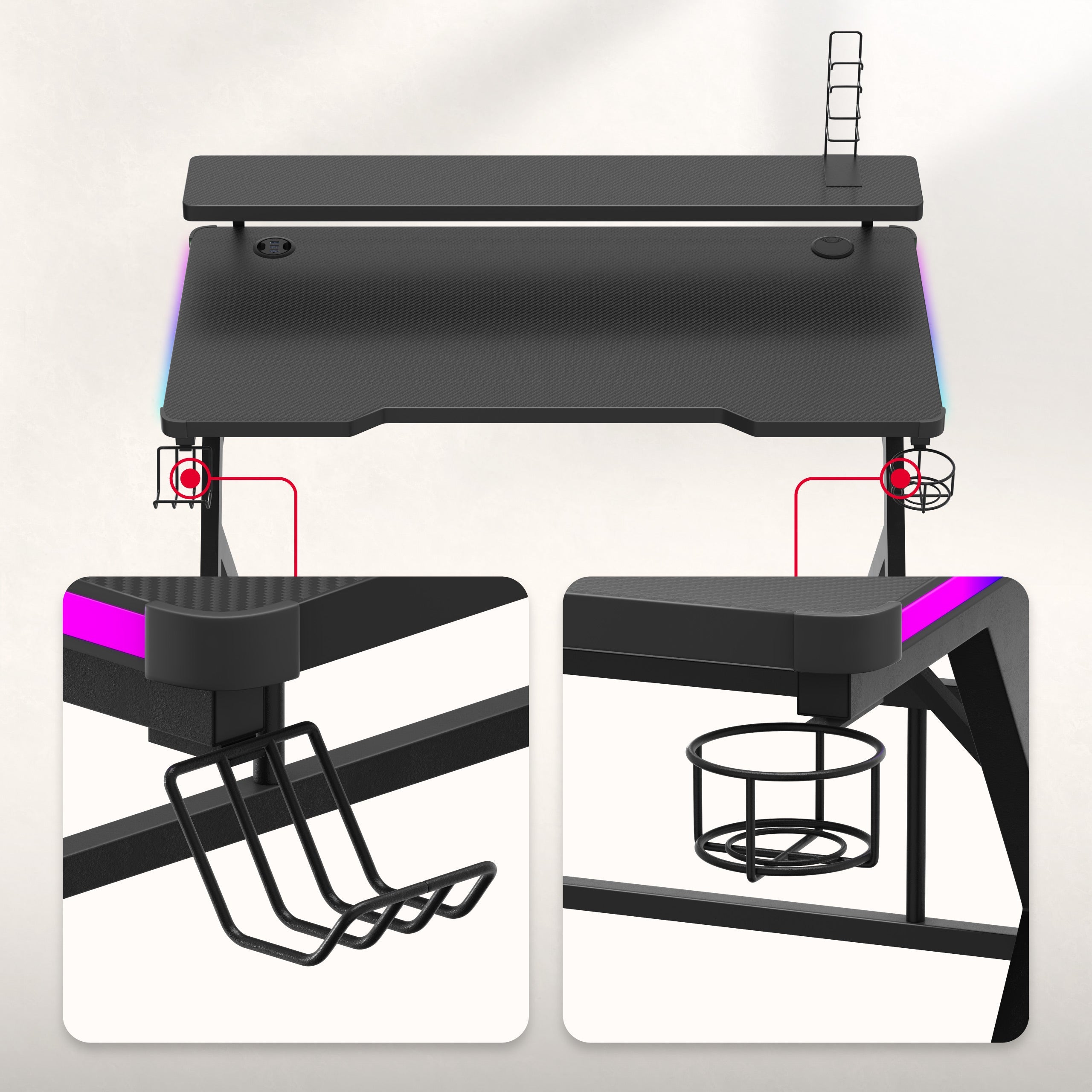 Praktické držáky příslušenství