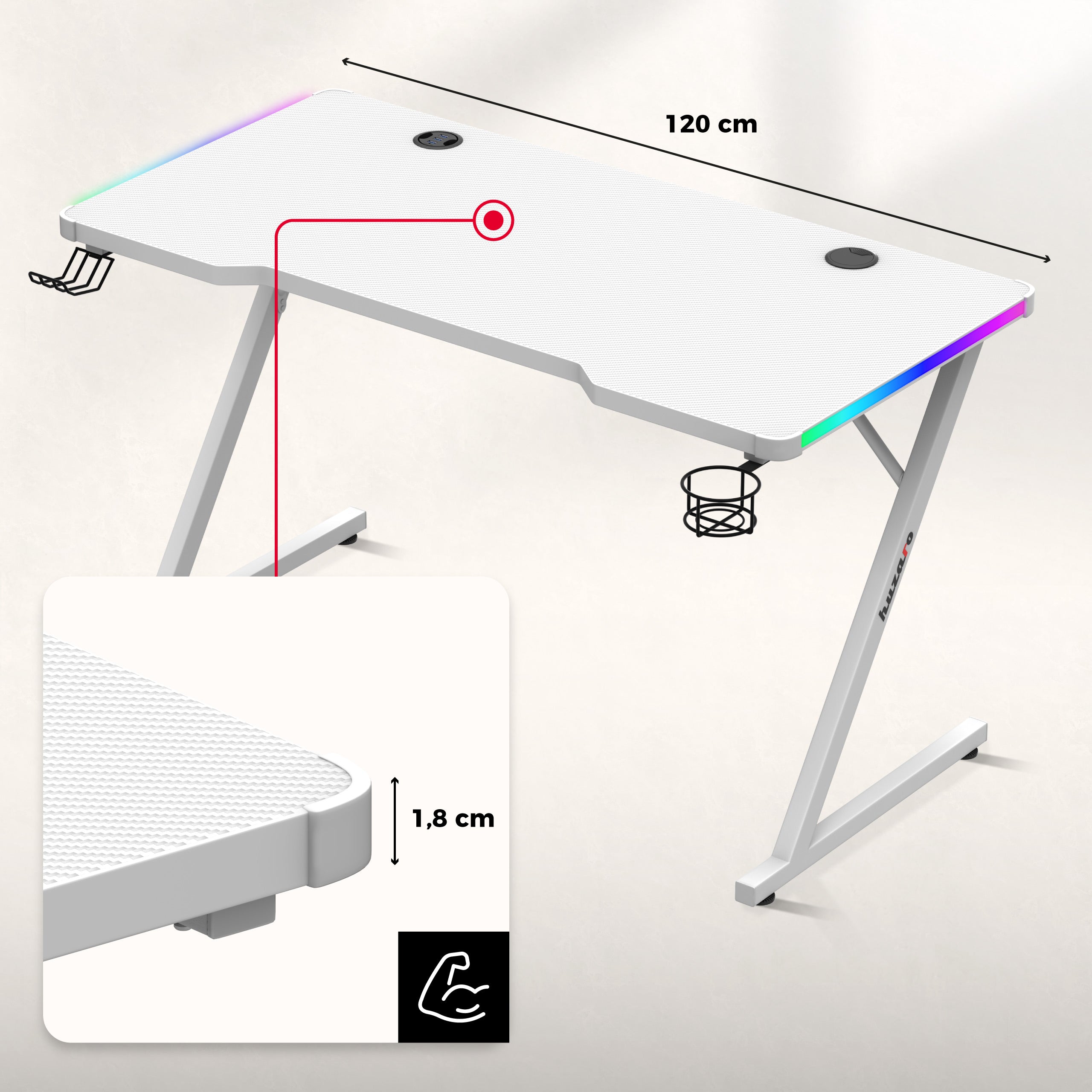 Stolová deska s Carbon Flex povlakem
