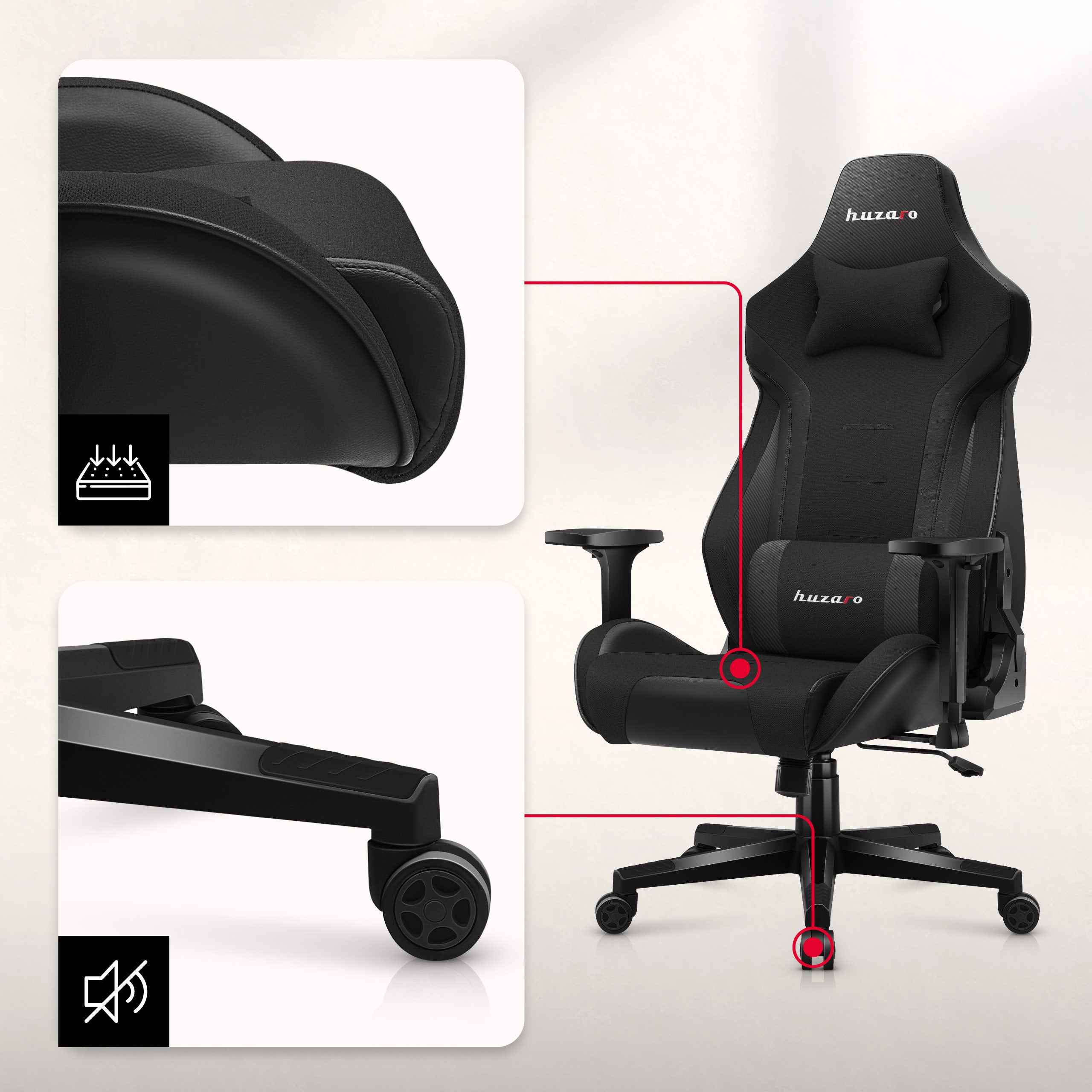 Sedák a opěradlo odolné proti deformaci