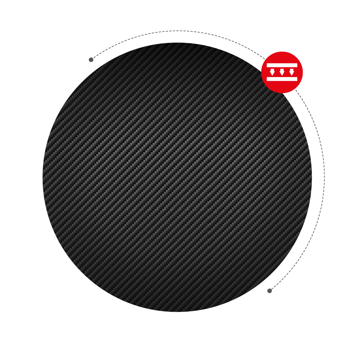 Stolová deska s Carbon Flex povlakem