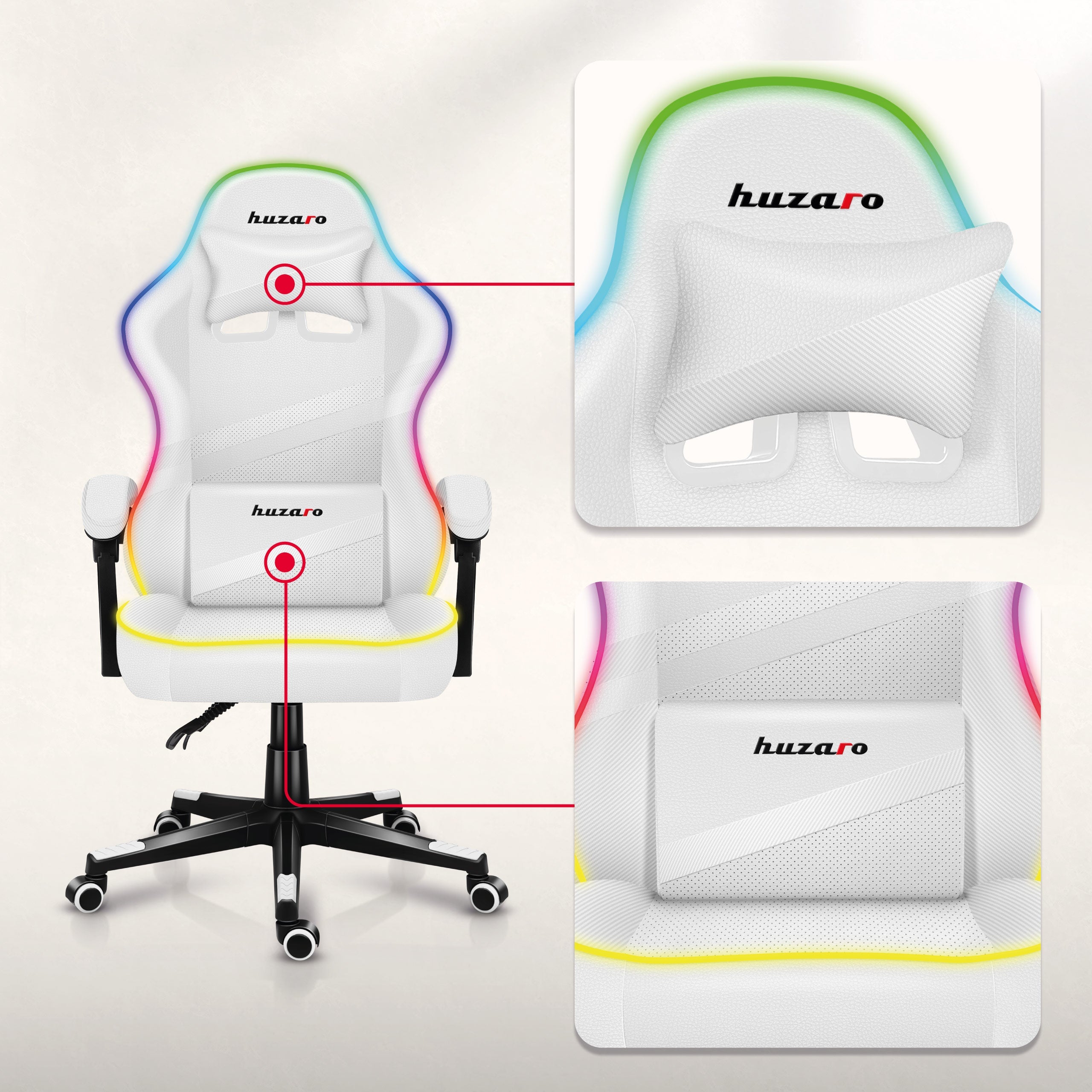 Bederní polštář a polštář pro svaly krku