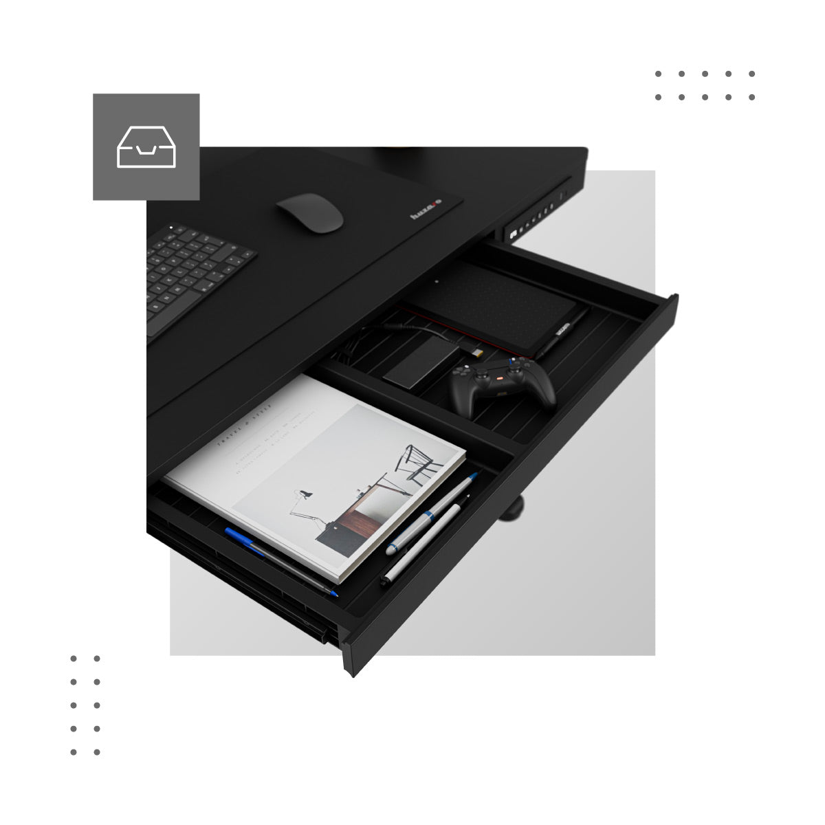 Zásuvka v pracovní desce