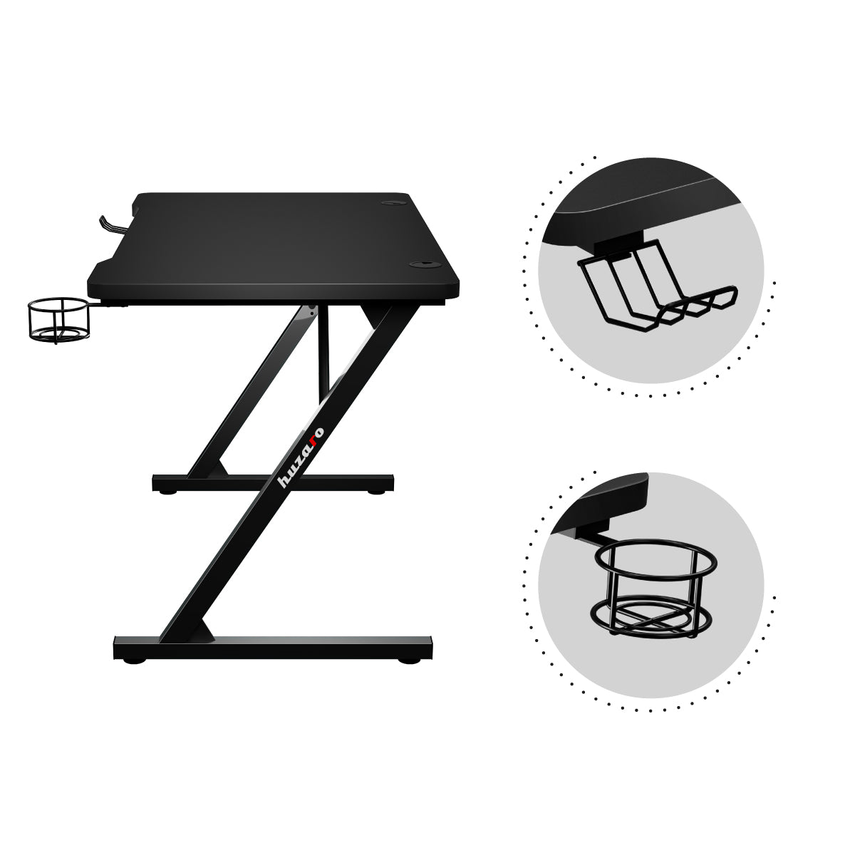 Držáky na sluchátka a nápoje