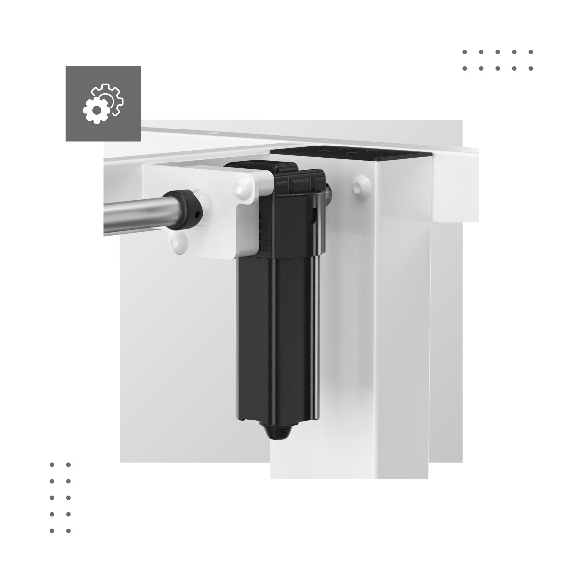 Tichý a hladký chod motoru