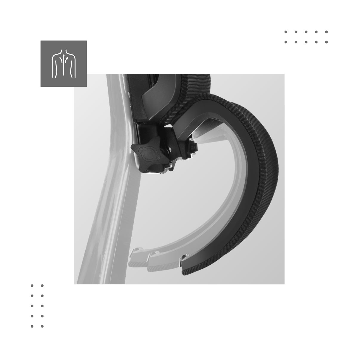 Nastavitelná bederní opěrka