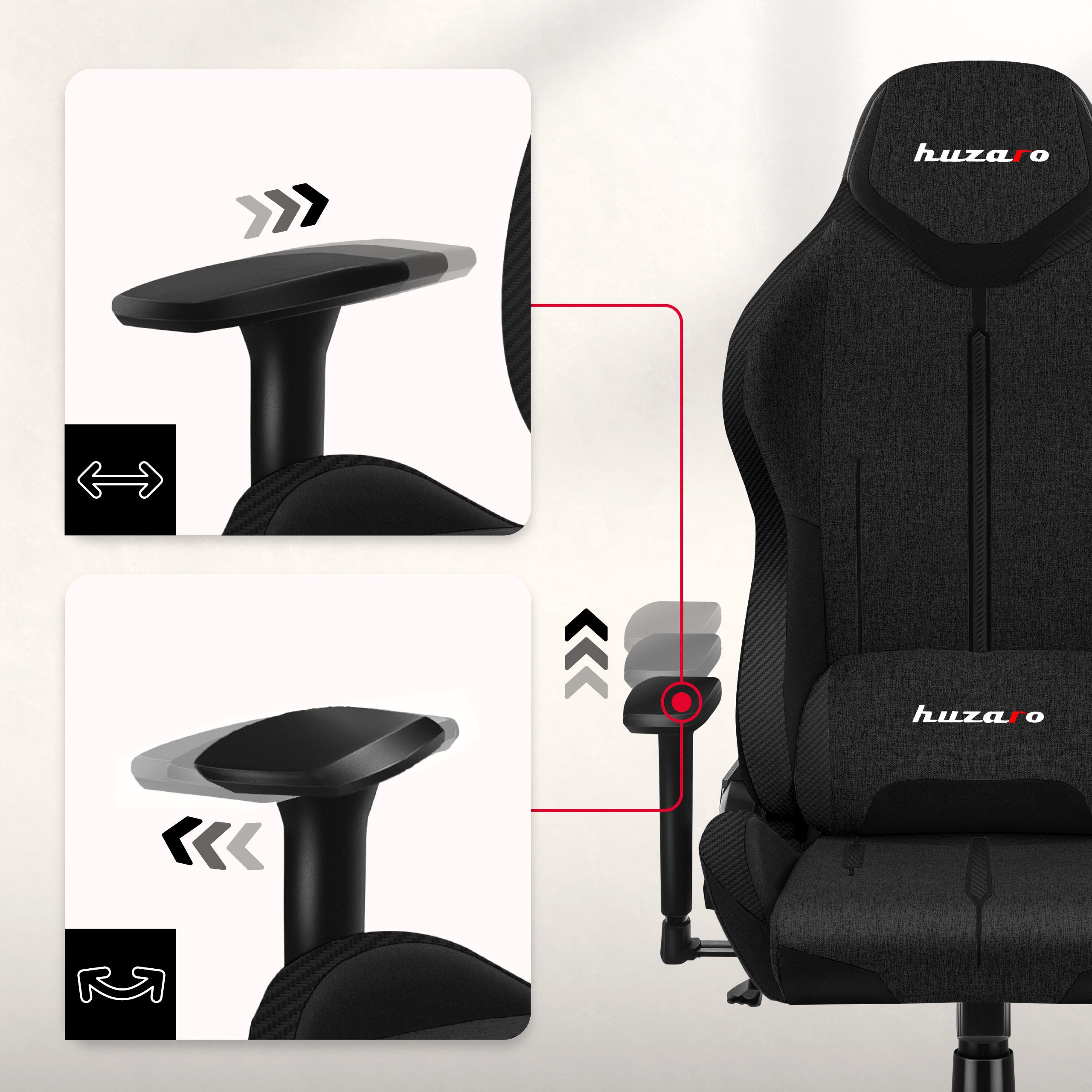 3D nastavitelné područky