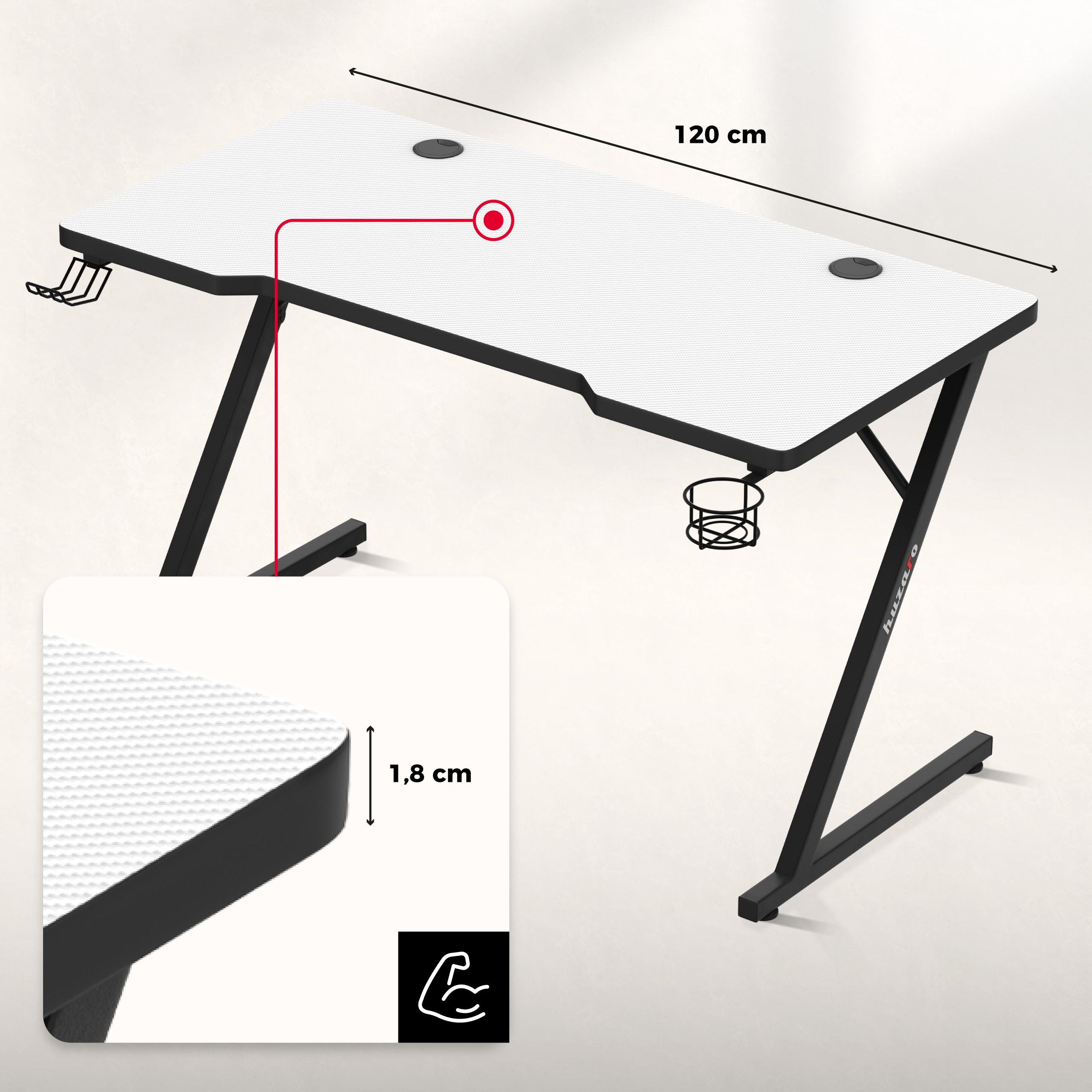 Stolová deska s Carbon Flex povlakem