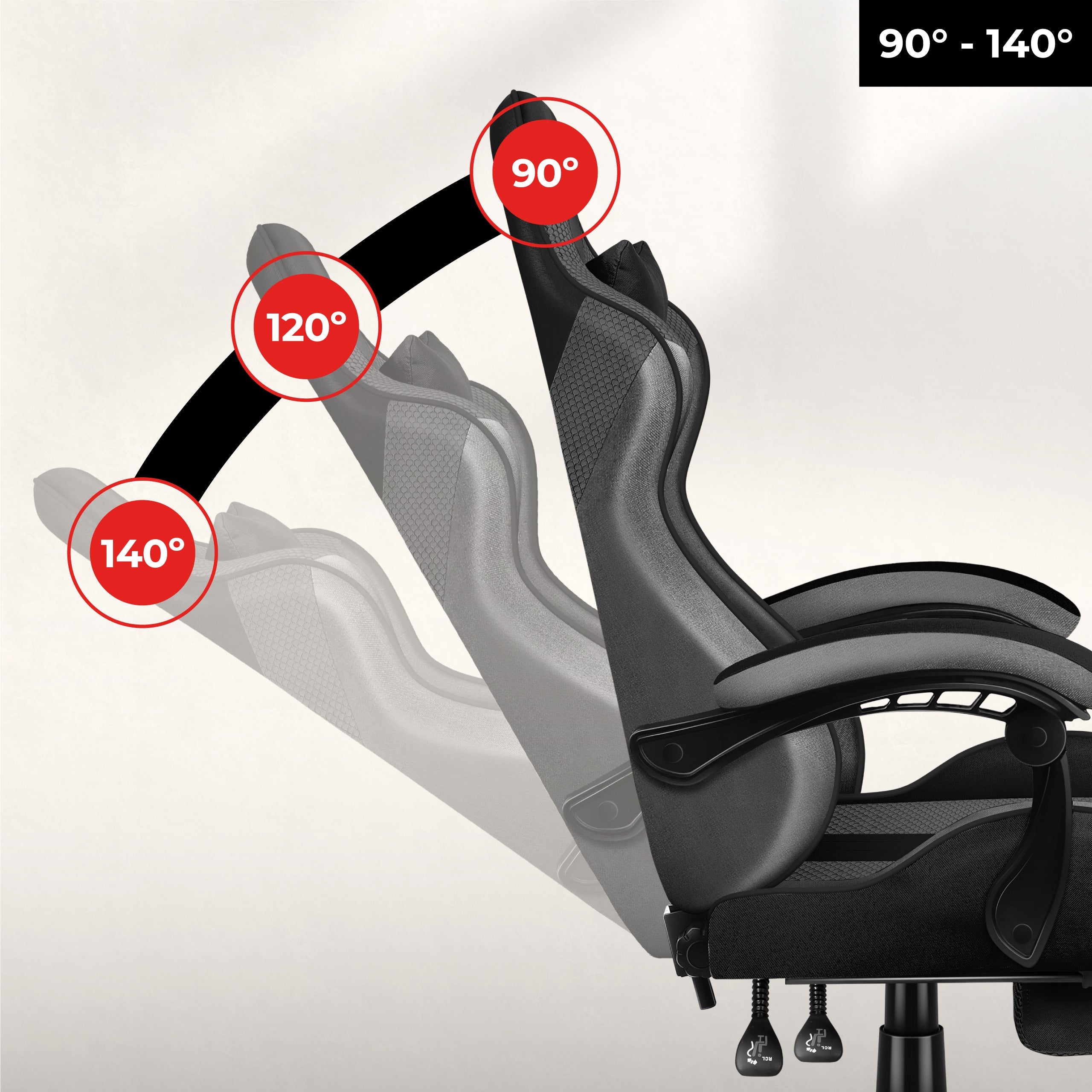 Pohodlné sklápění zádové opěrky