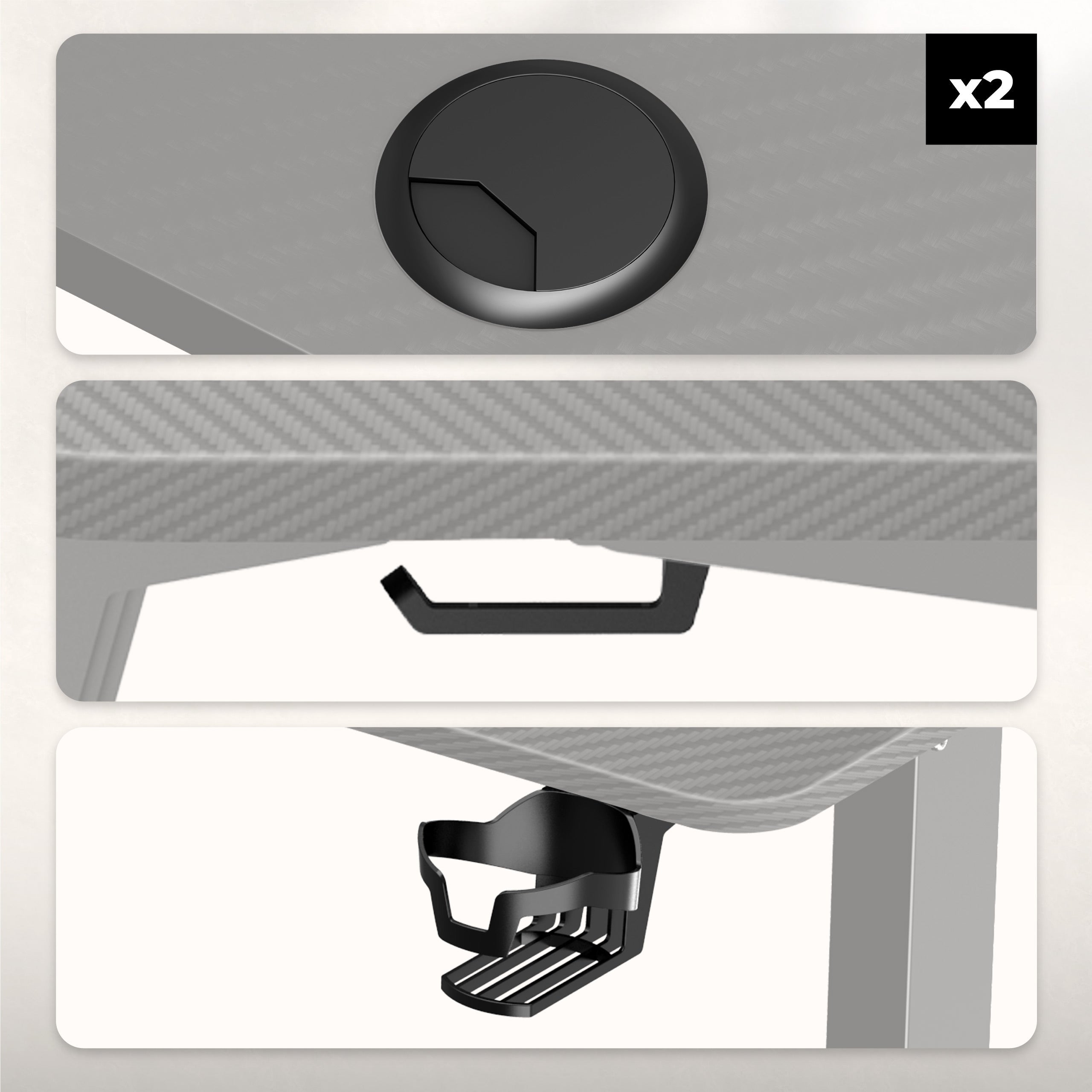 DRŽÁK NA ŠÁLKY A DRŽÁK NA SLUCHÁTKA