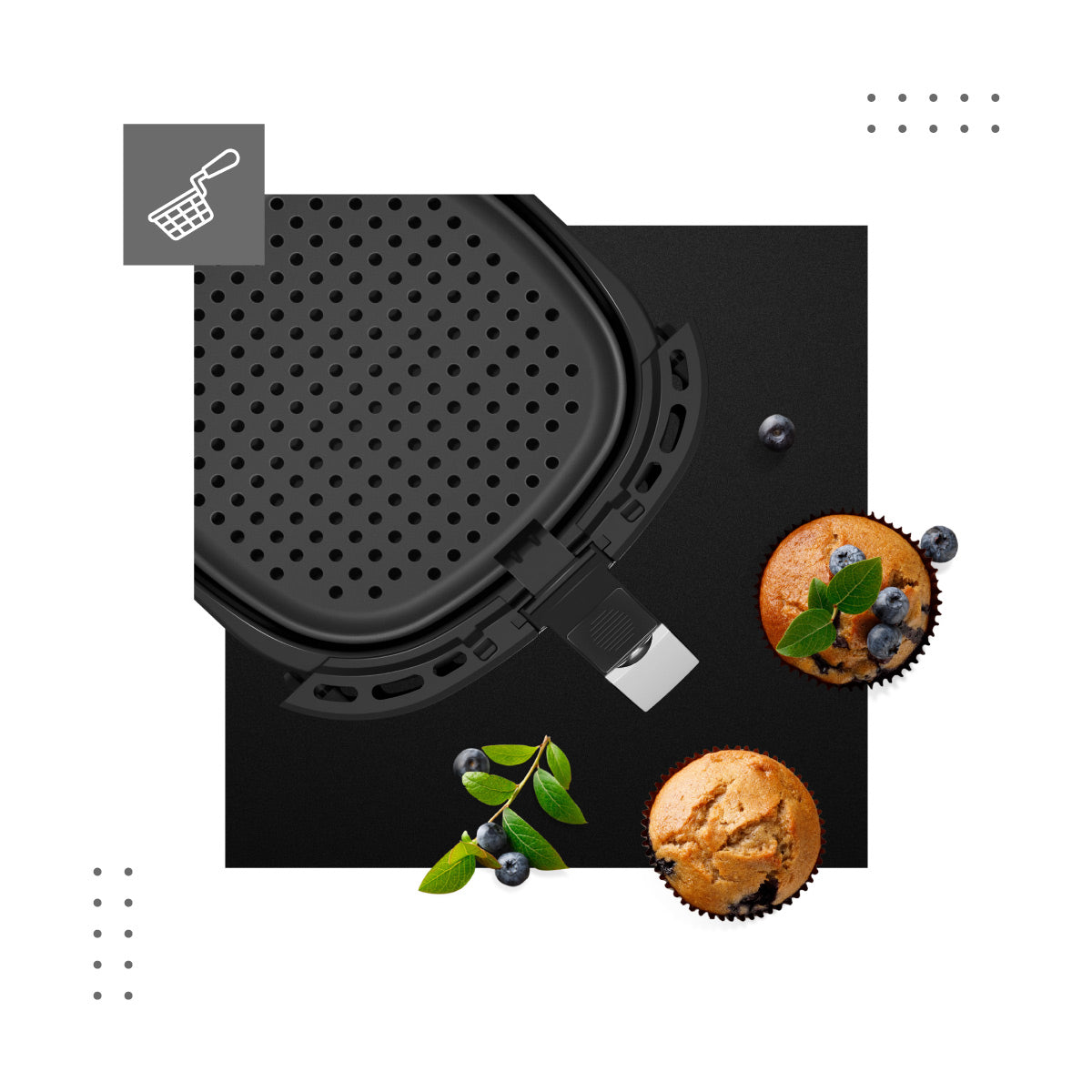 Funkční koš s teflonovou úpravou