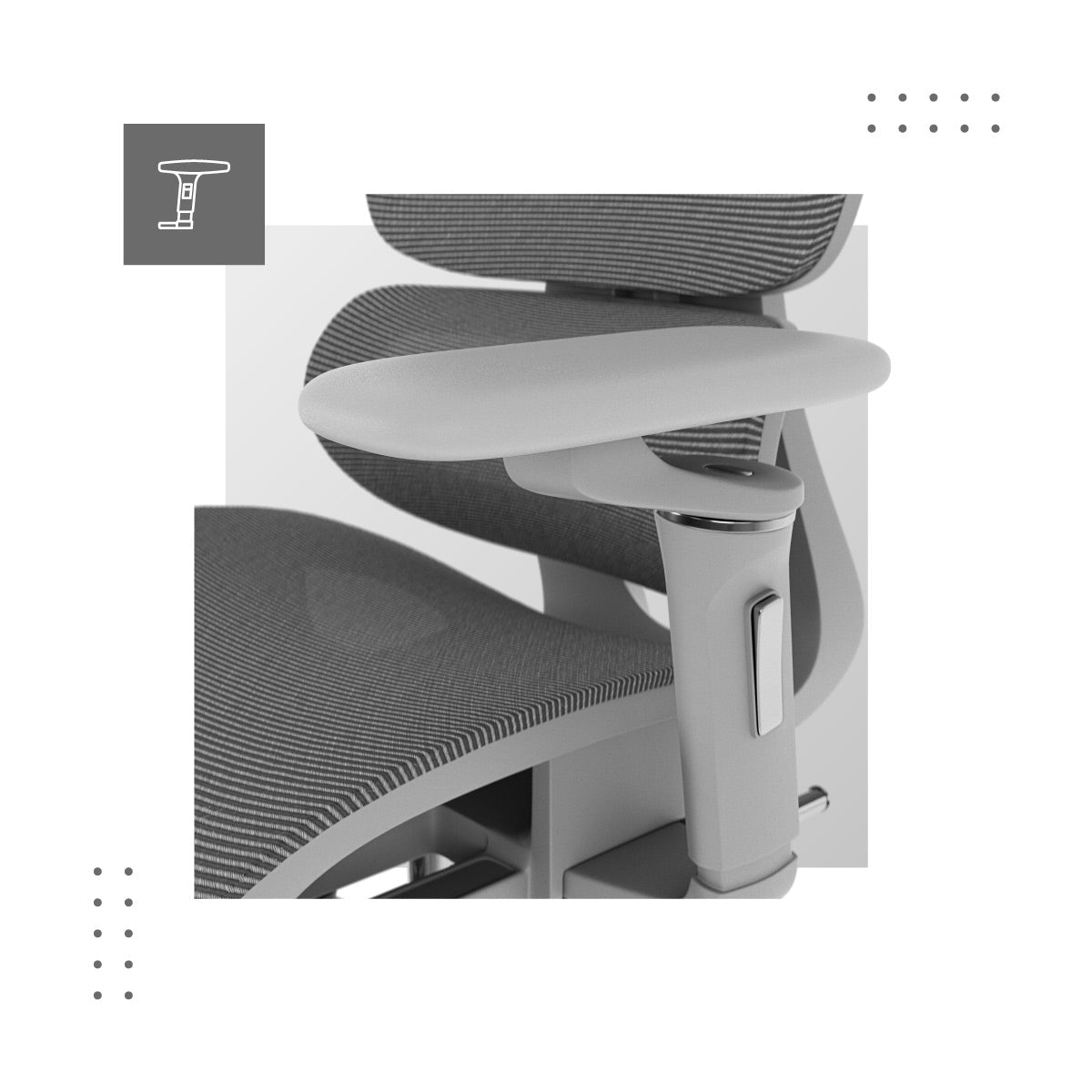 5D nastavitelné područky