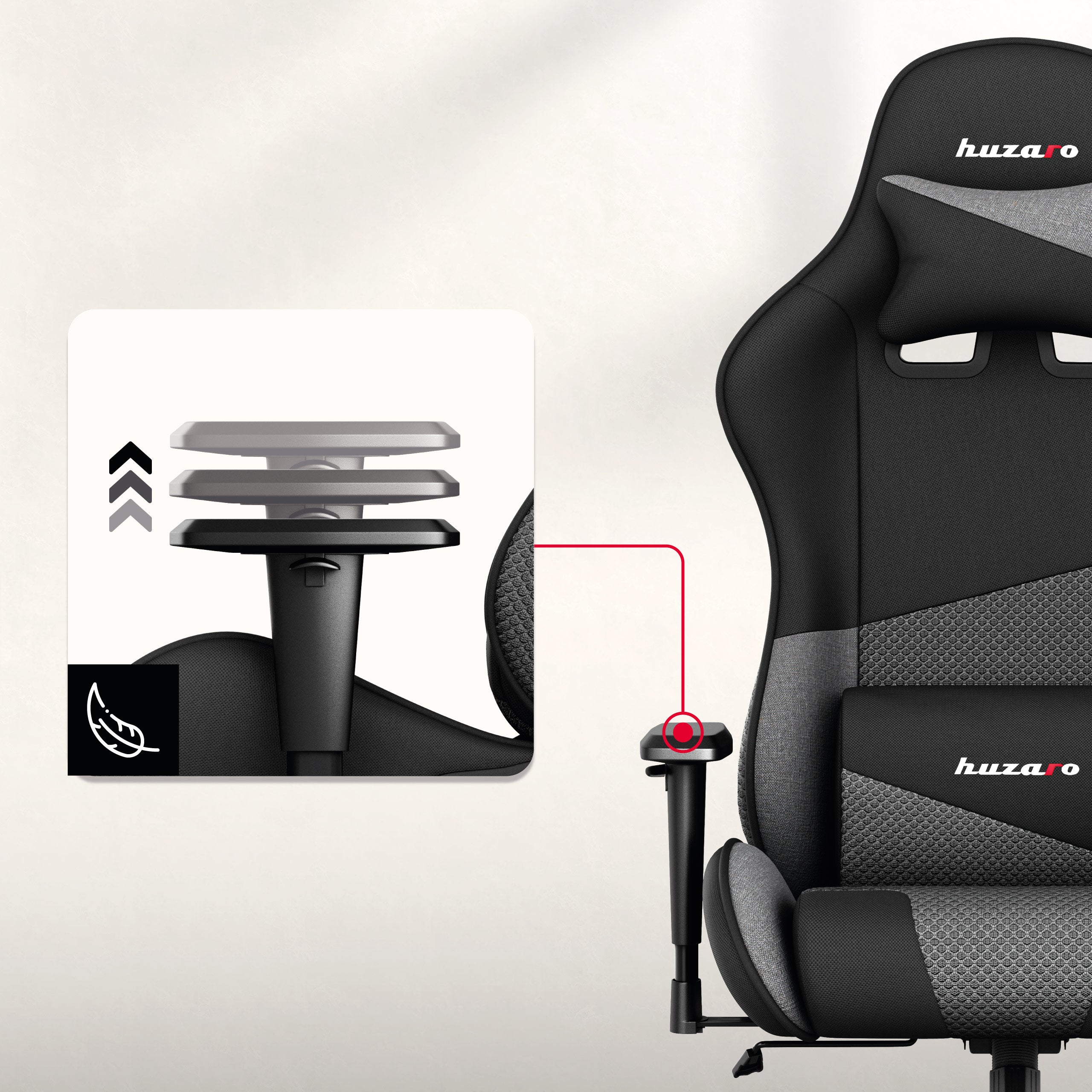 Protiskluzové, výškově nastavitelné područky