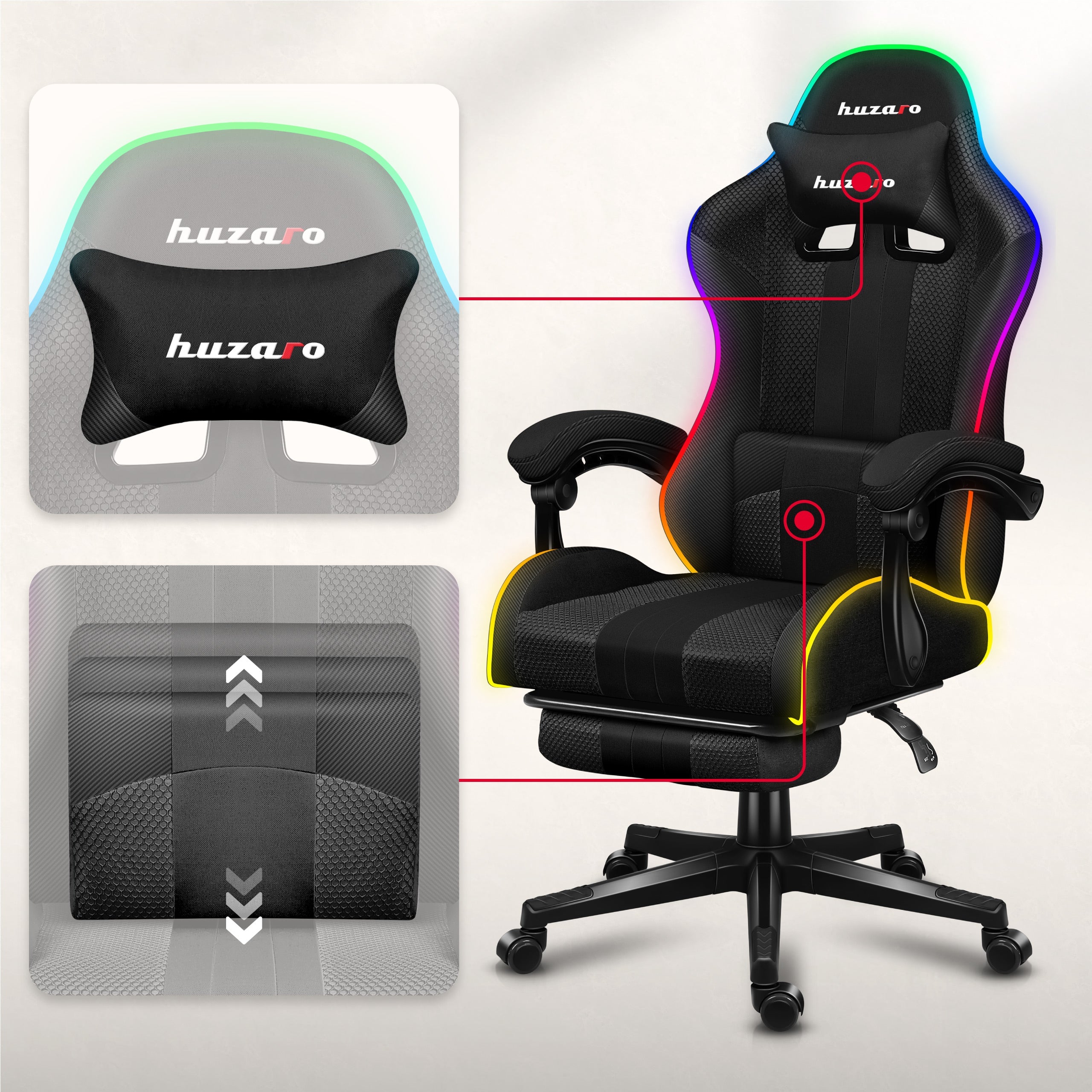 Polštář na krk a bederní polštář