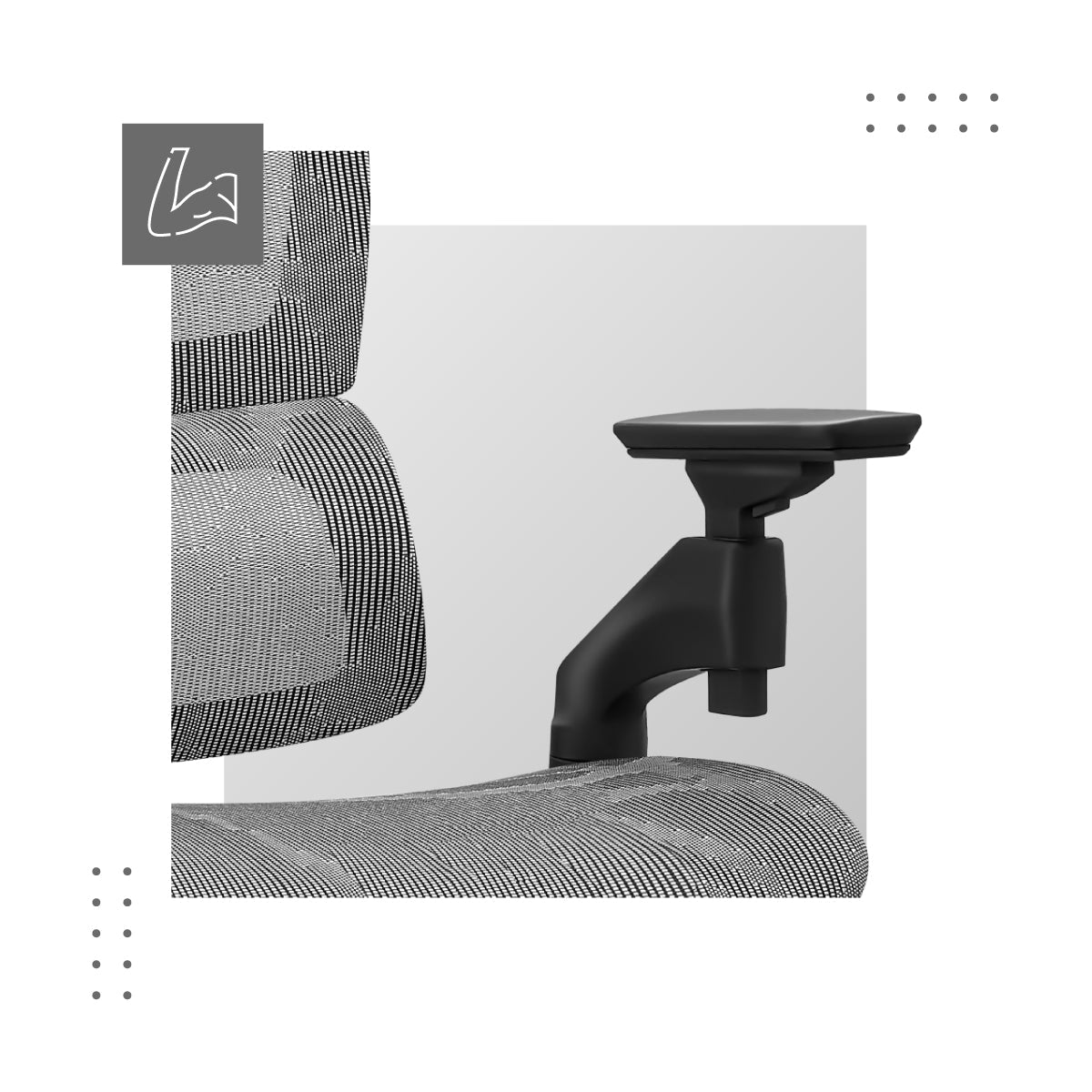 5D nastavitelné područky