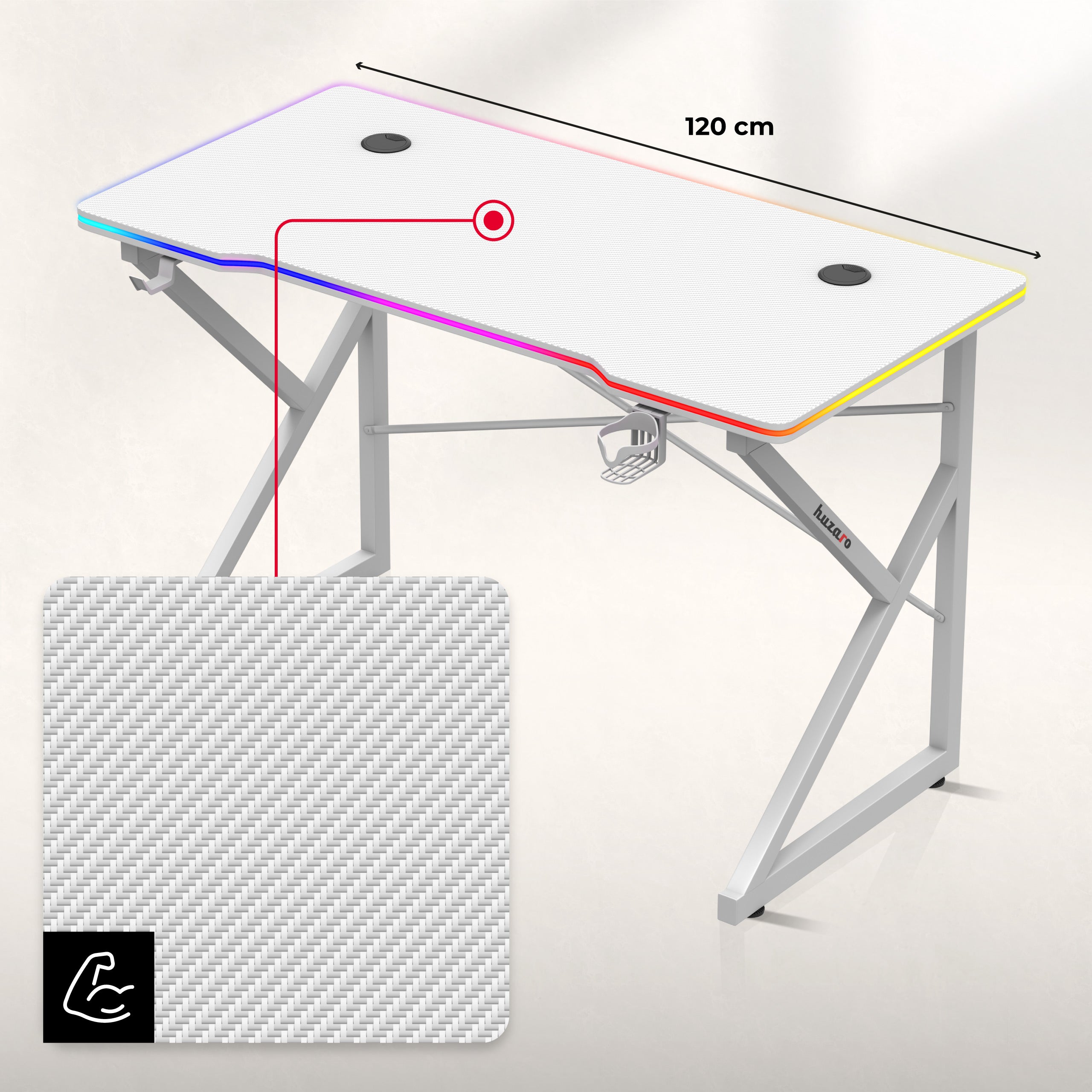 Stolová deska s karbonovým povlakem