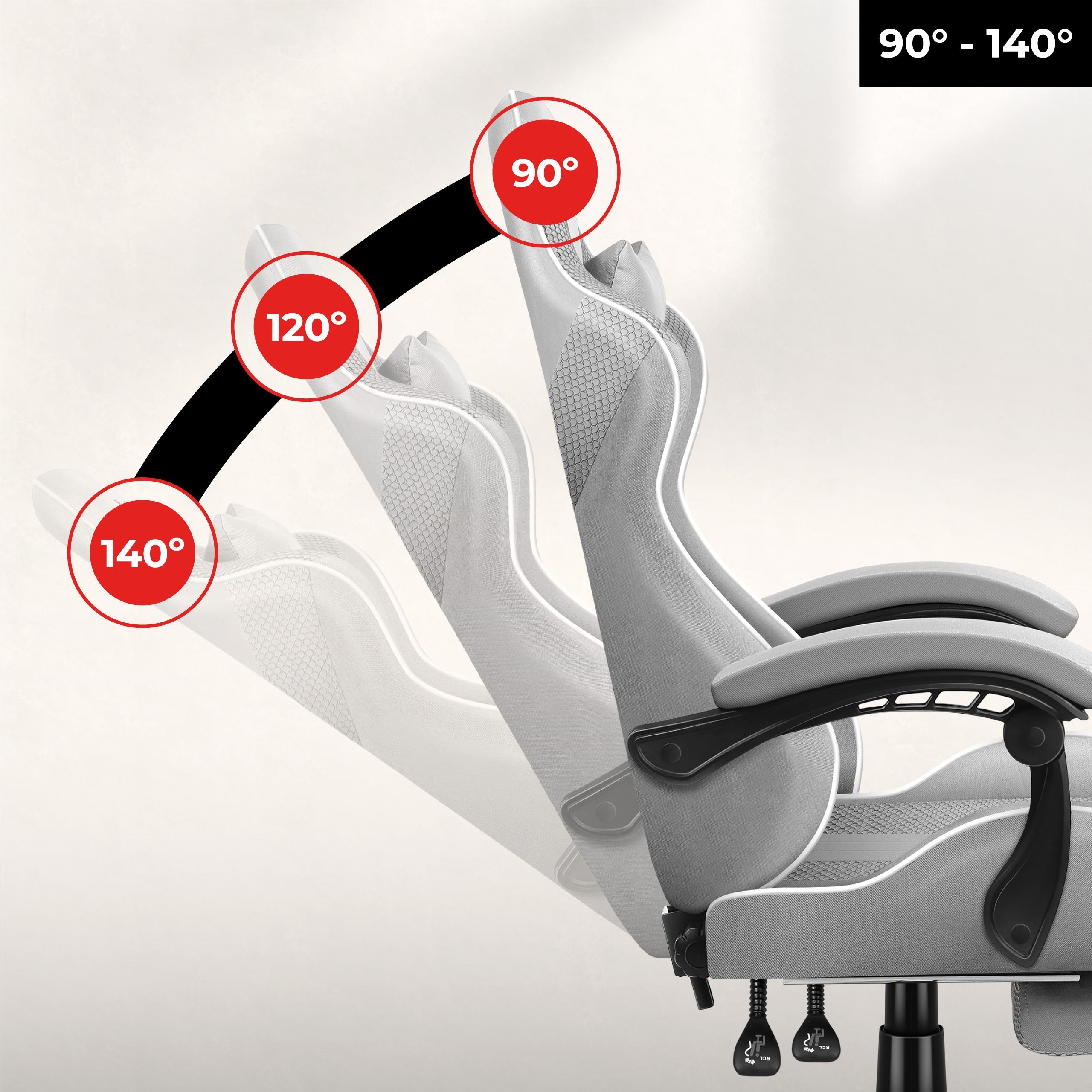 Pohodlné sklápění zádové opěrky